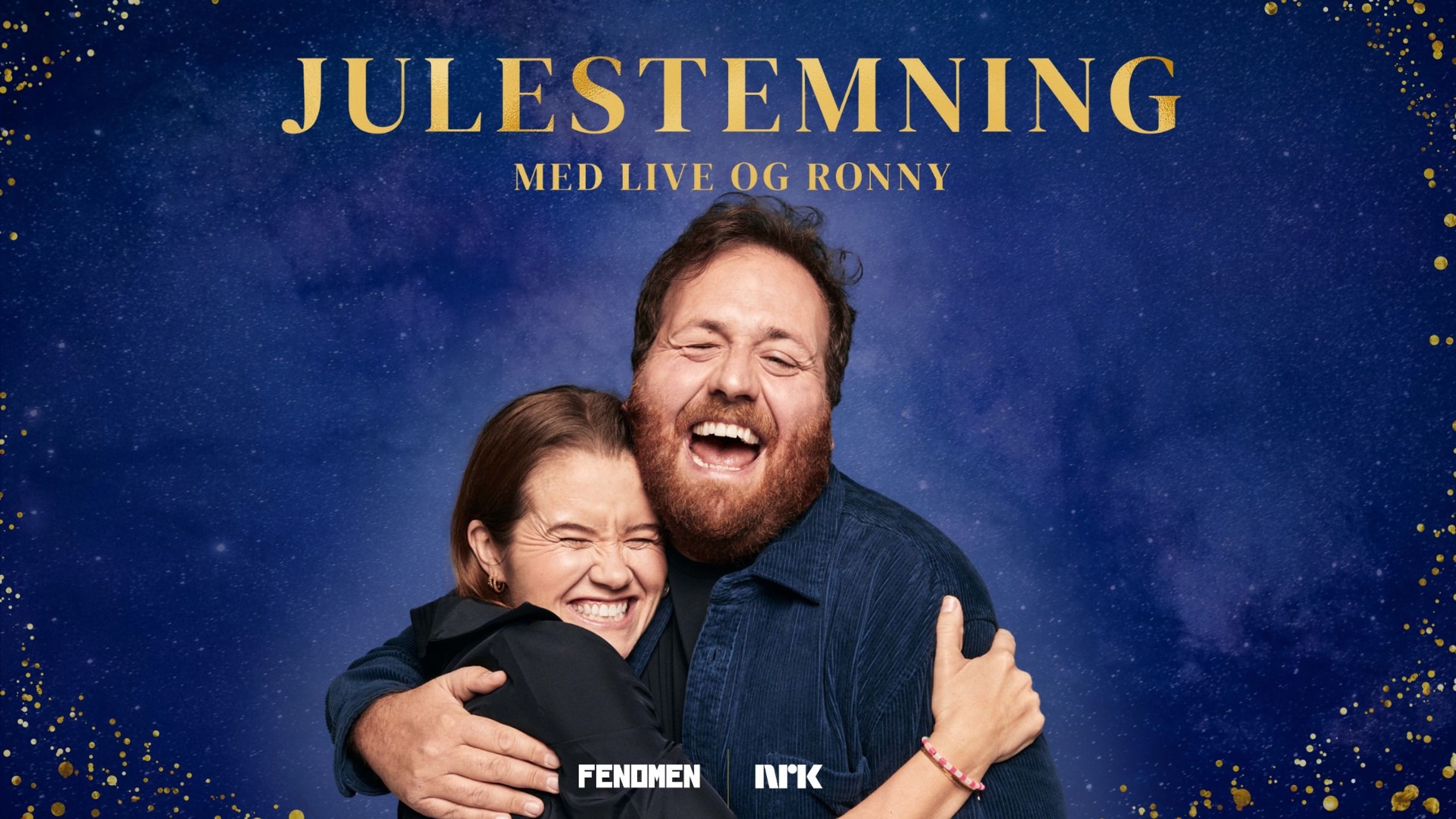 Promotiv grafikk for Julestemning med Live og Ronny EKSTRA!