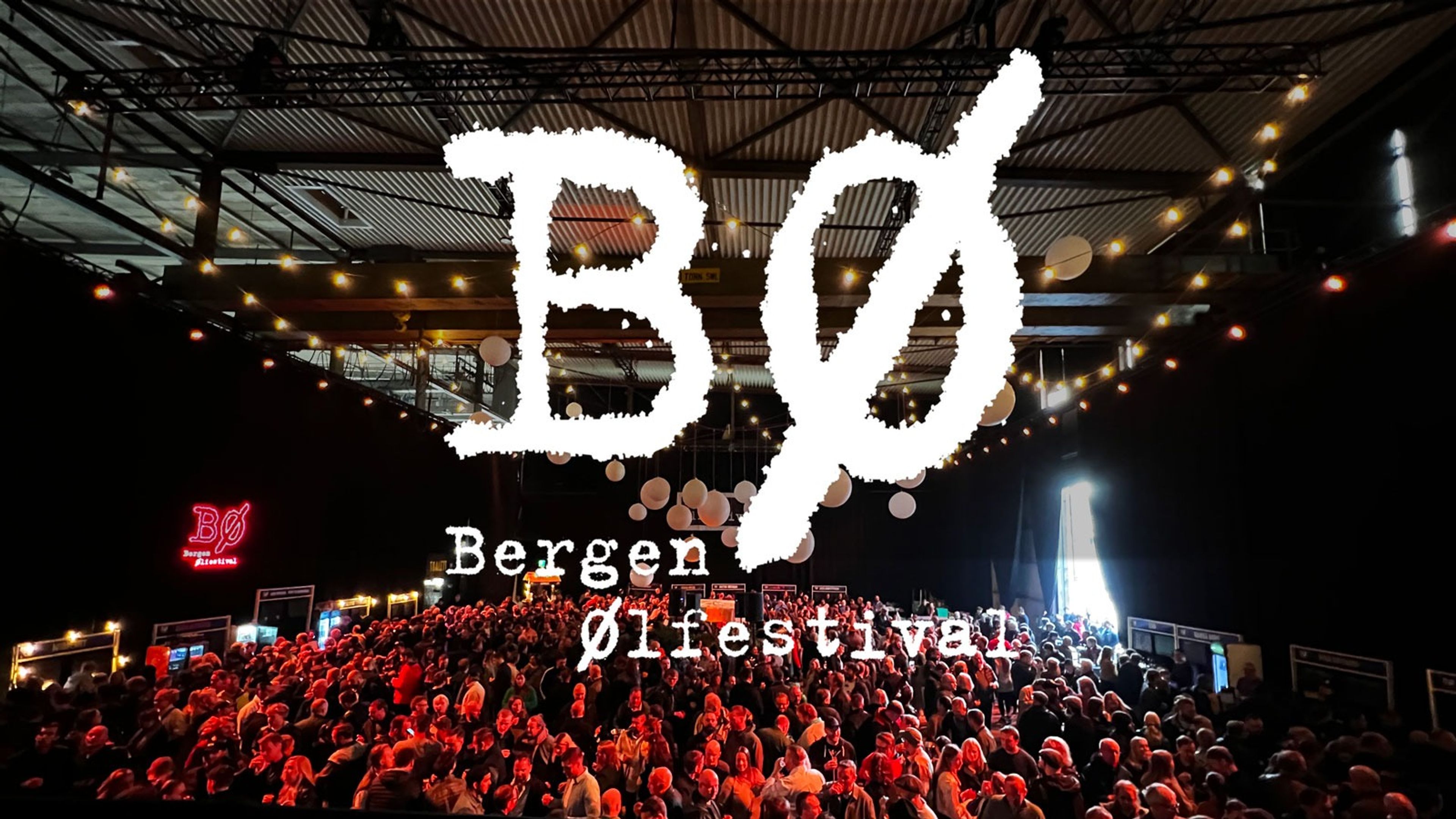 Promotiv grafikk for Bergen Ølfestival