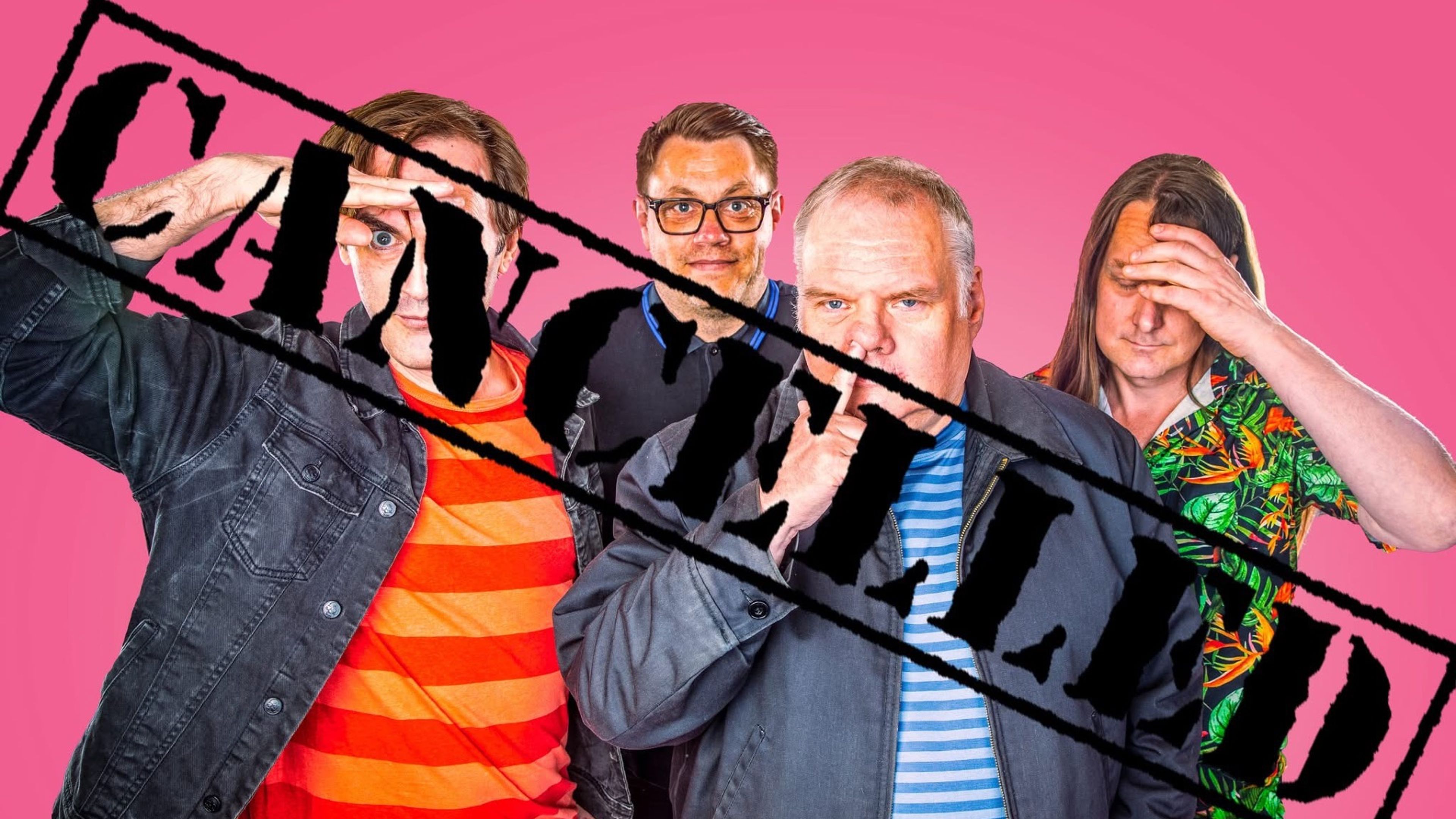 Promotional graphic for The Yum Yums CANCELLED 