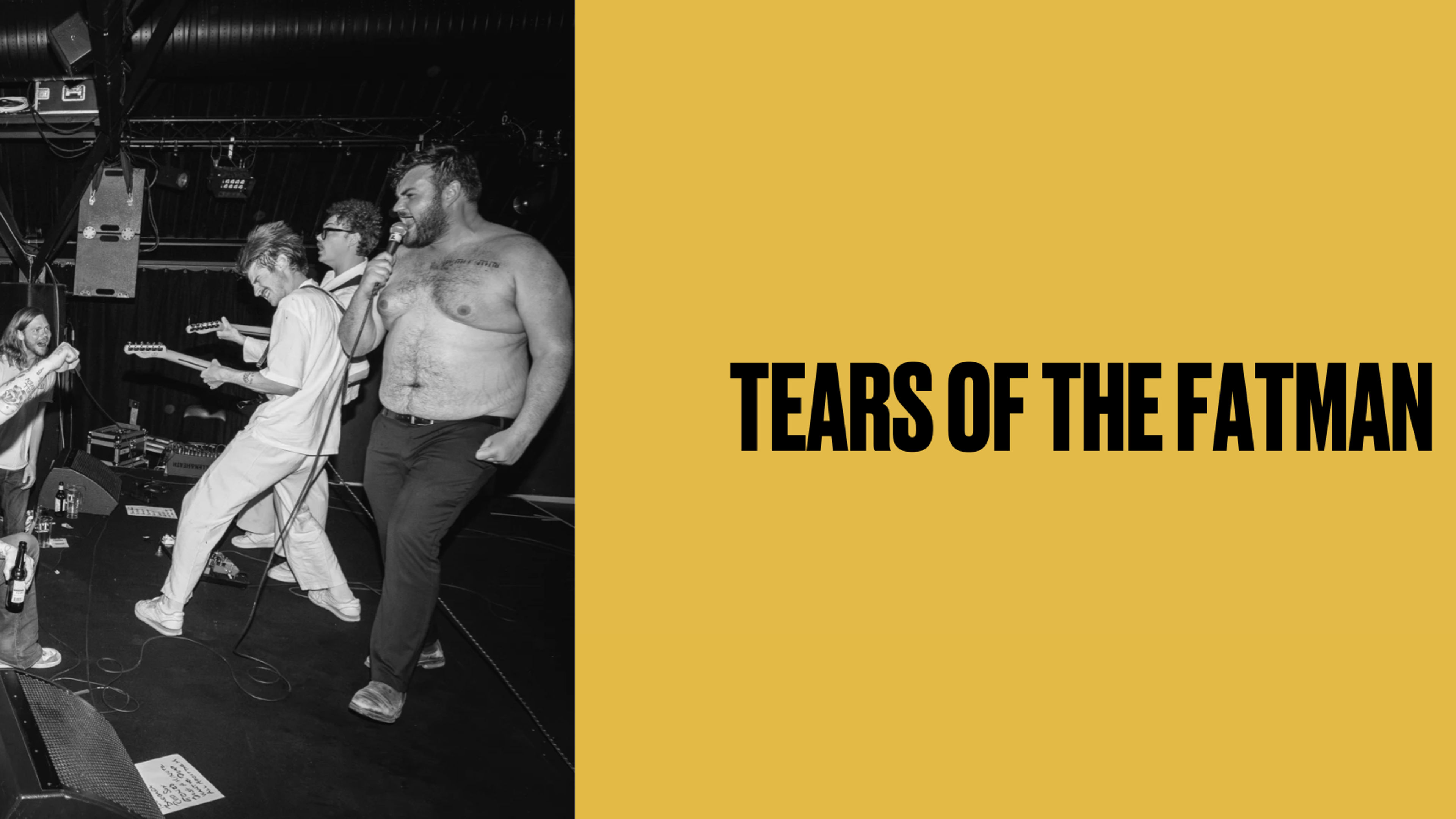 Promotional graphic for Tears Of The Fatman // Last Train