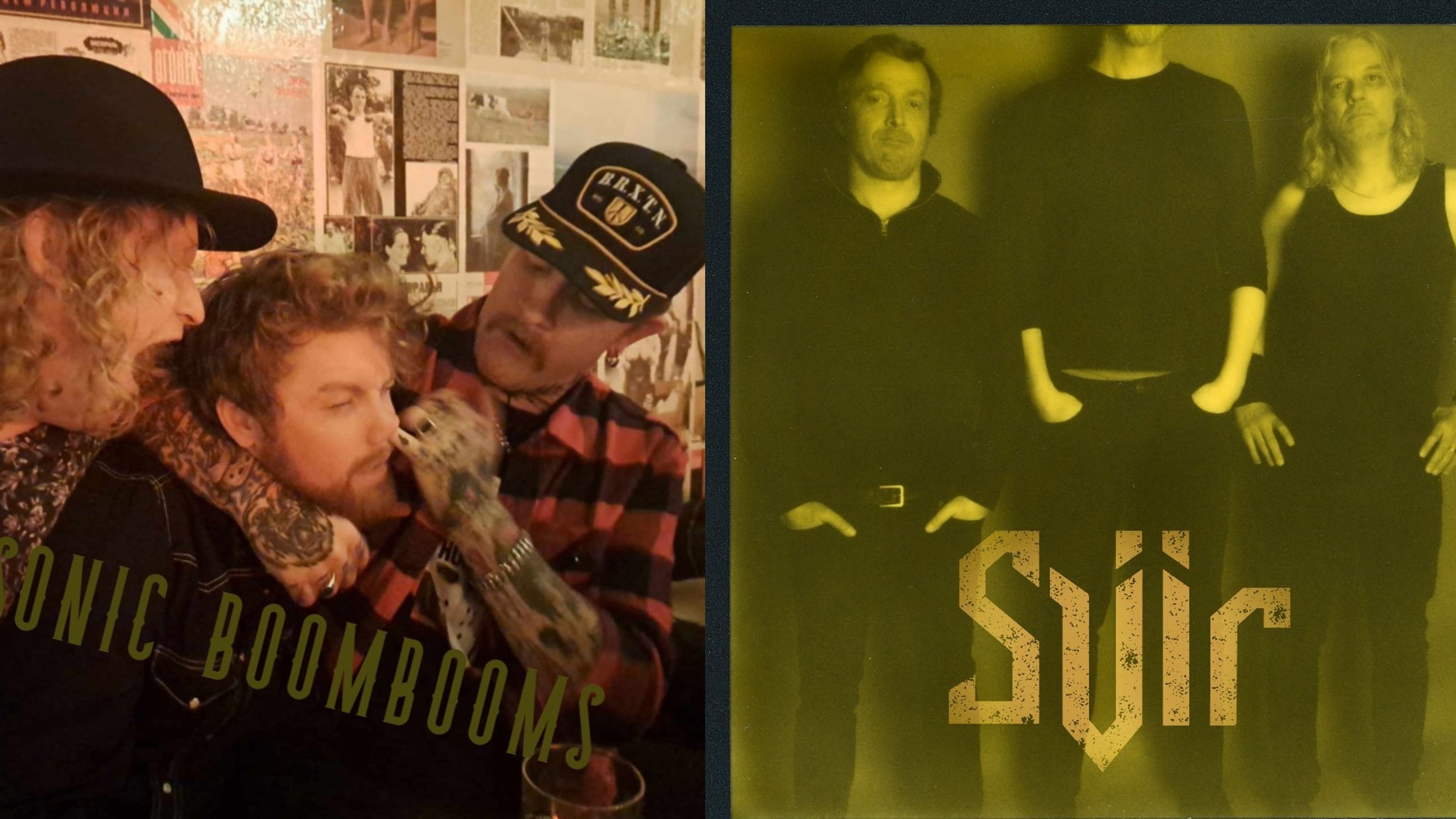 Promotional graphic for Sviir // Sonic BoomBooms - slippfest // Last Train
