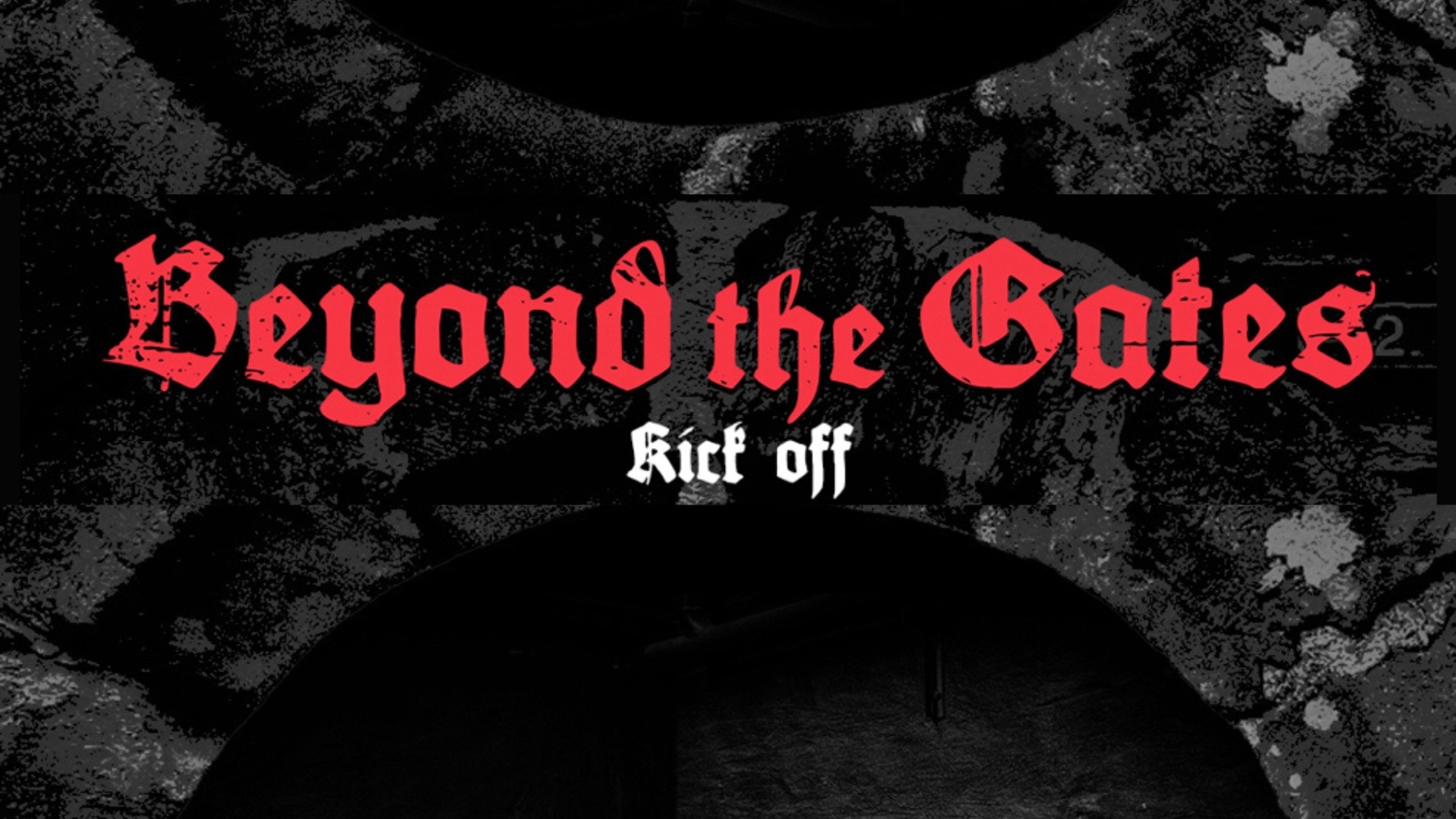 Promotiv grafikk for Beyond the Gates kick-off