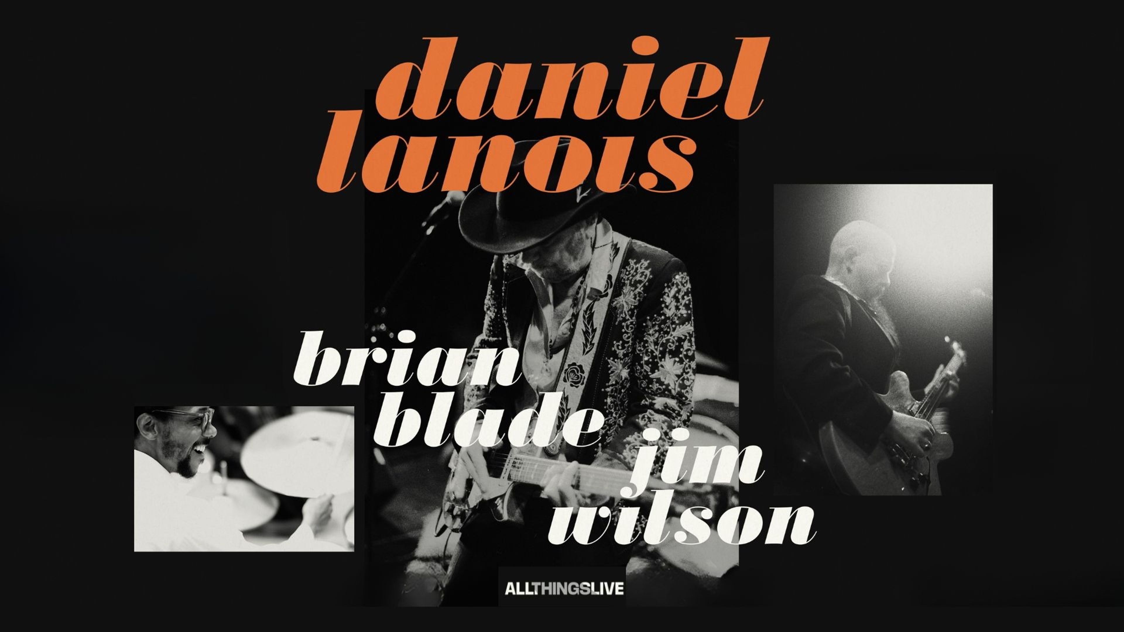 Promotiv grafikk for Daniel Lanois