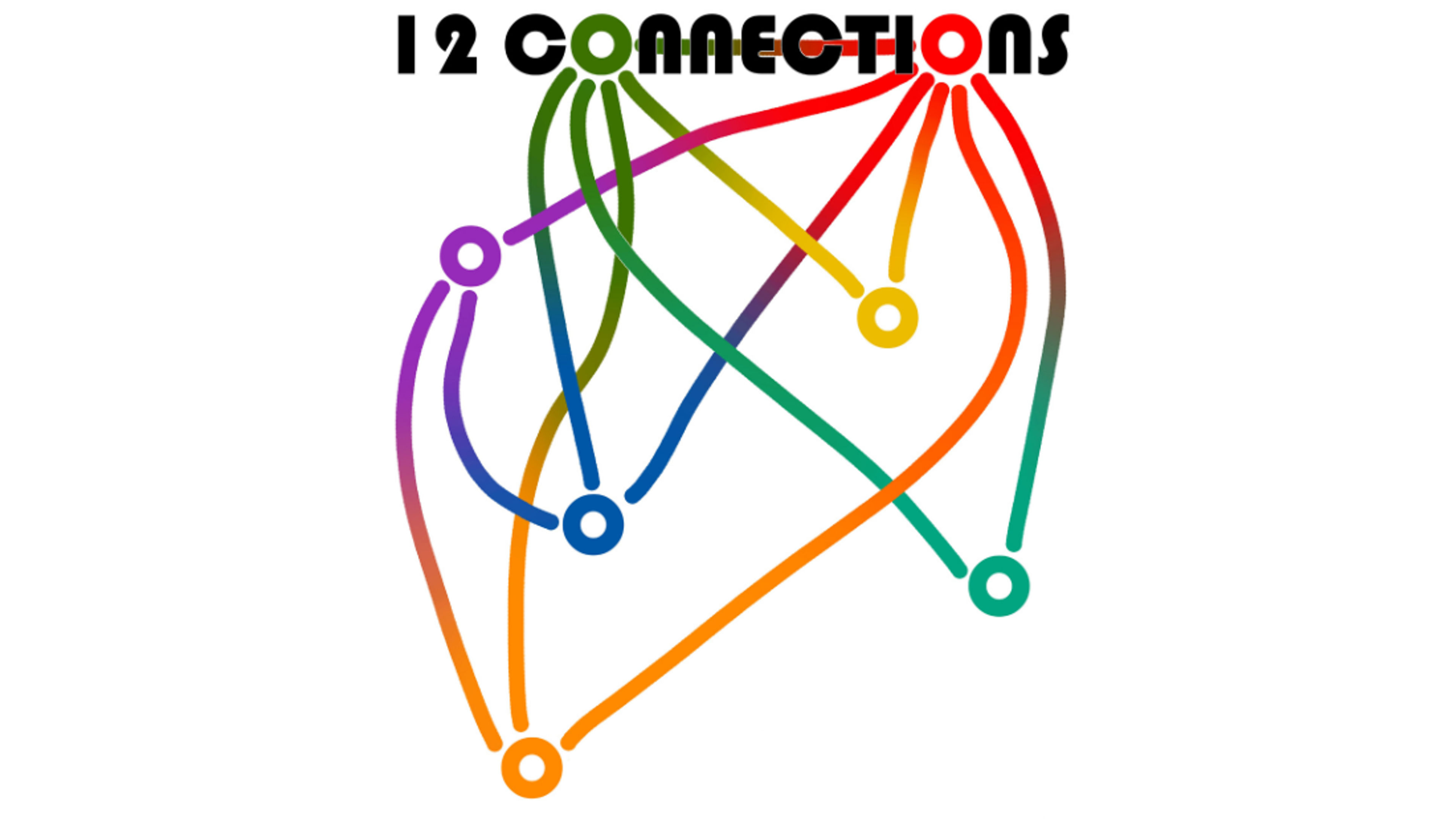 Promotiv grafikk for Utstillingsåpning: 12 Connections
