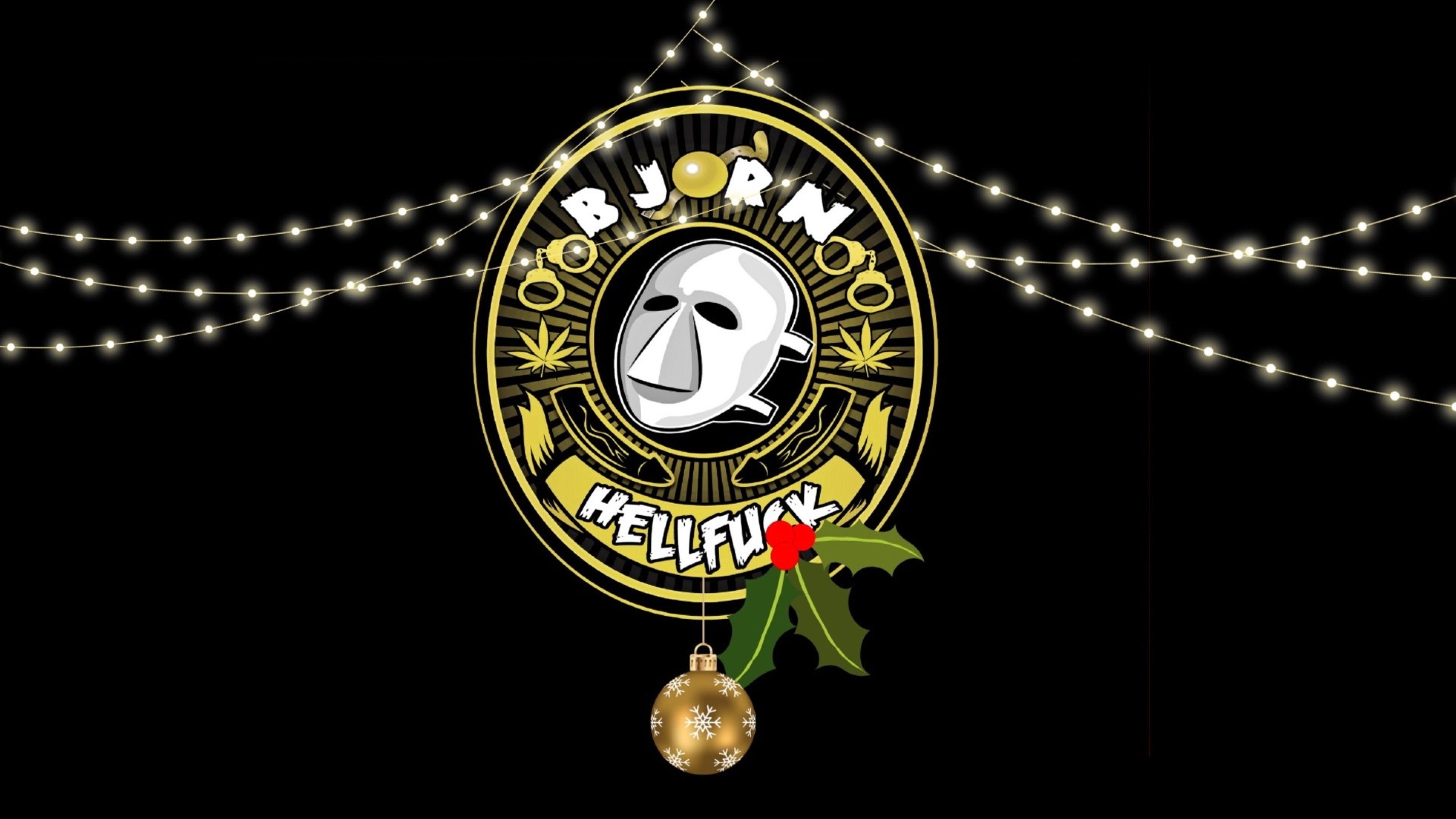 Promotiv grafikk for Bjørn Hellfuck