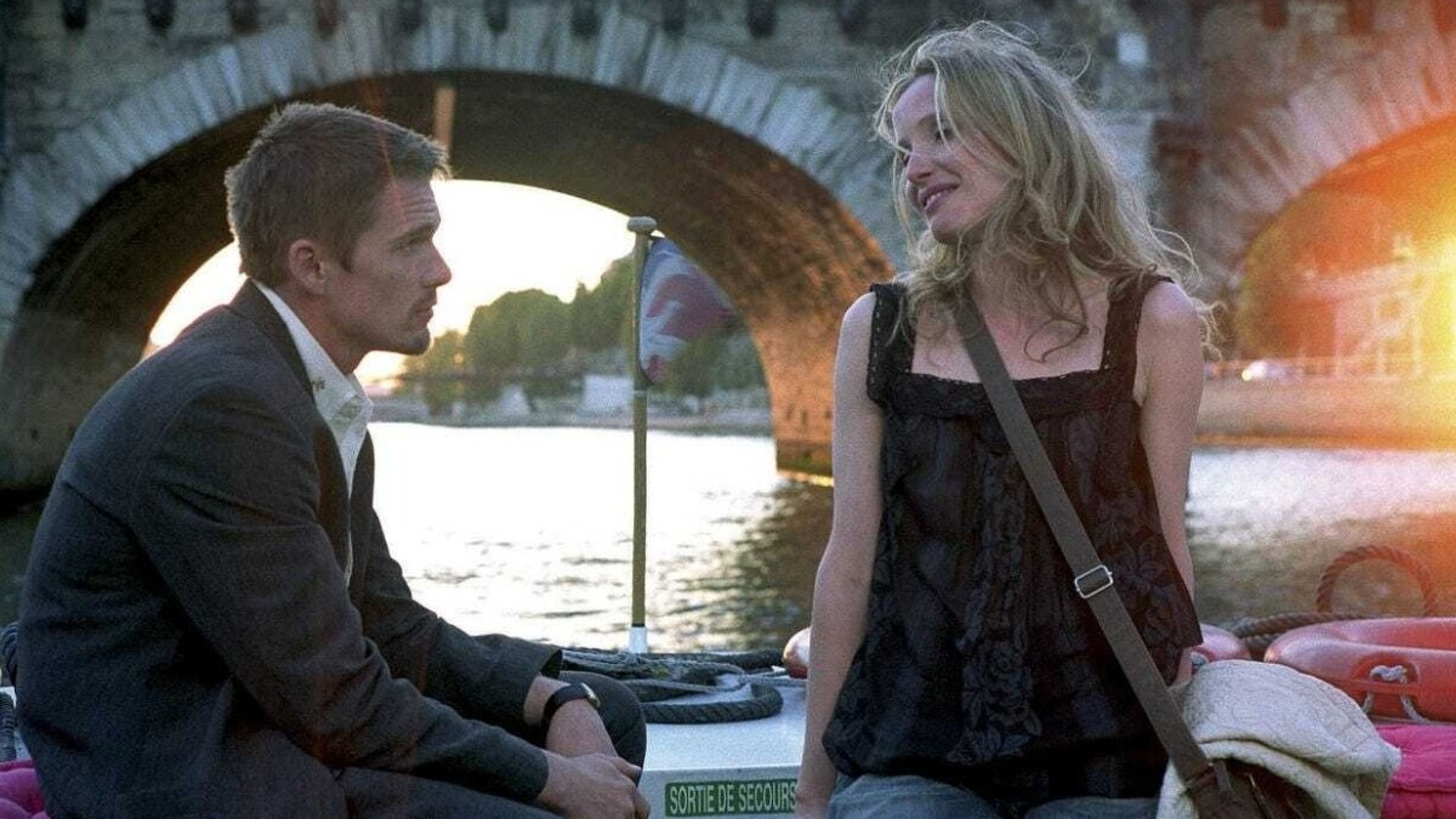 Promotiv grafikk for Film: Before sunset