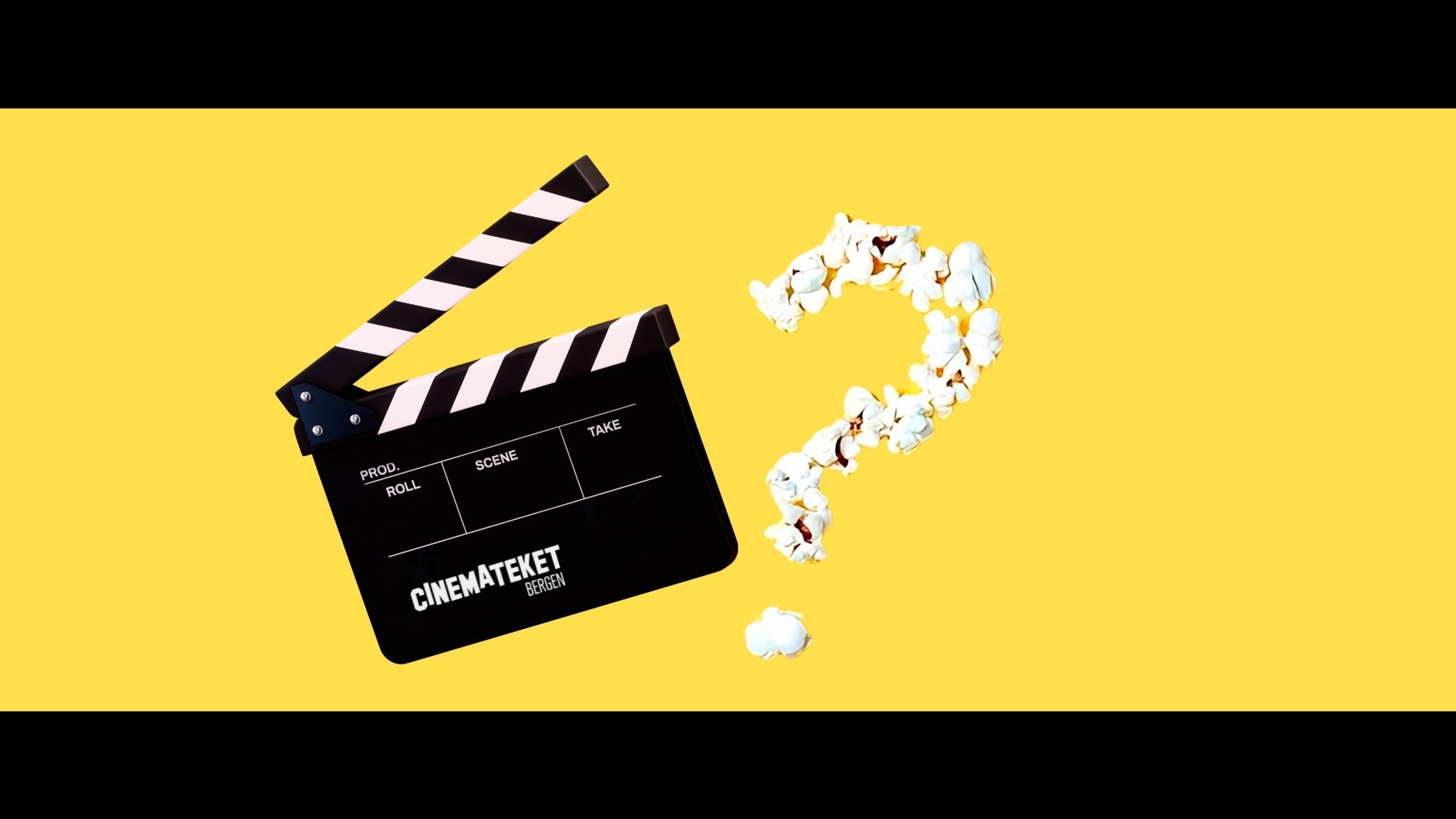 Promotiv grafikk for Cinematekets filmquiz