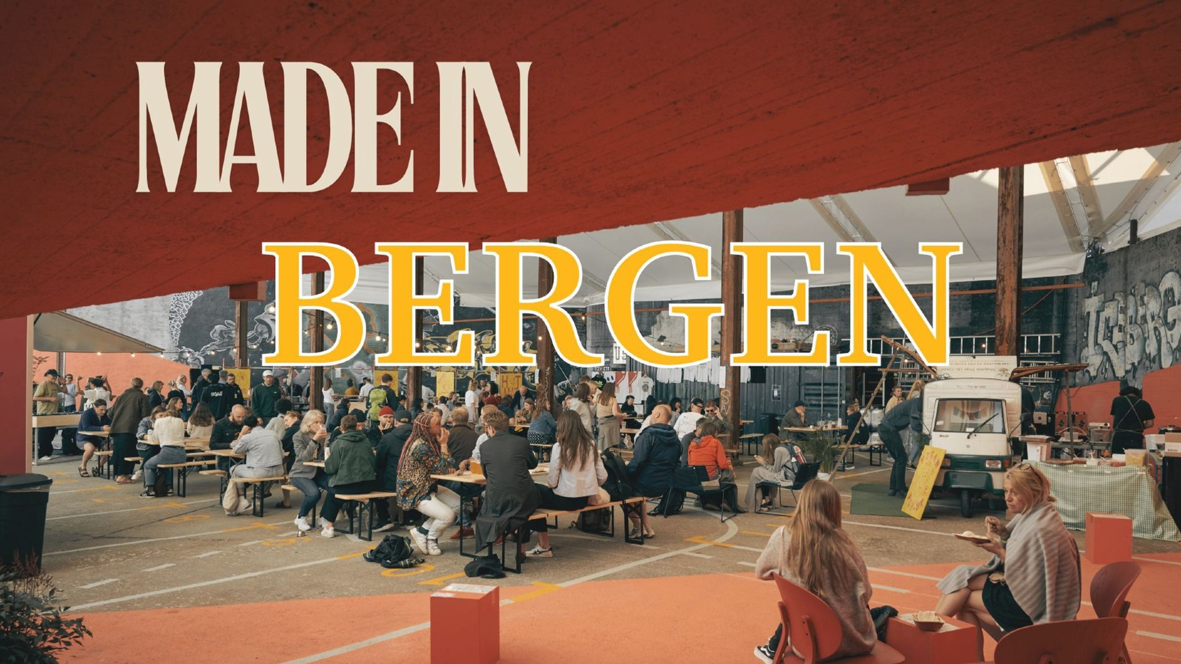 Promotiv grafikk for Made in Bergen 