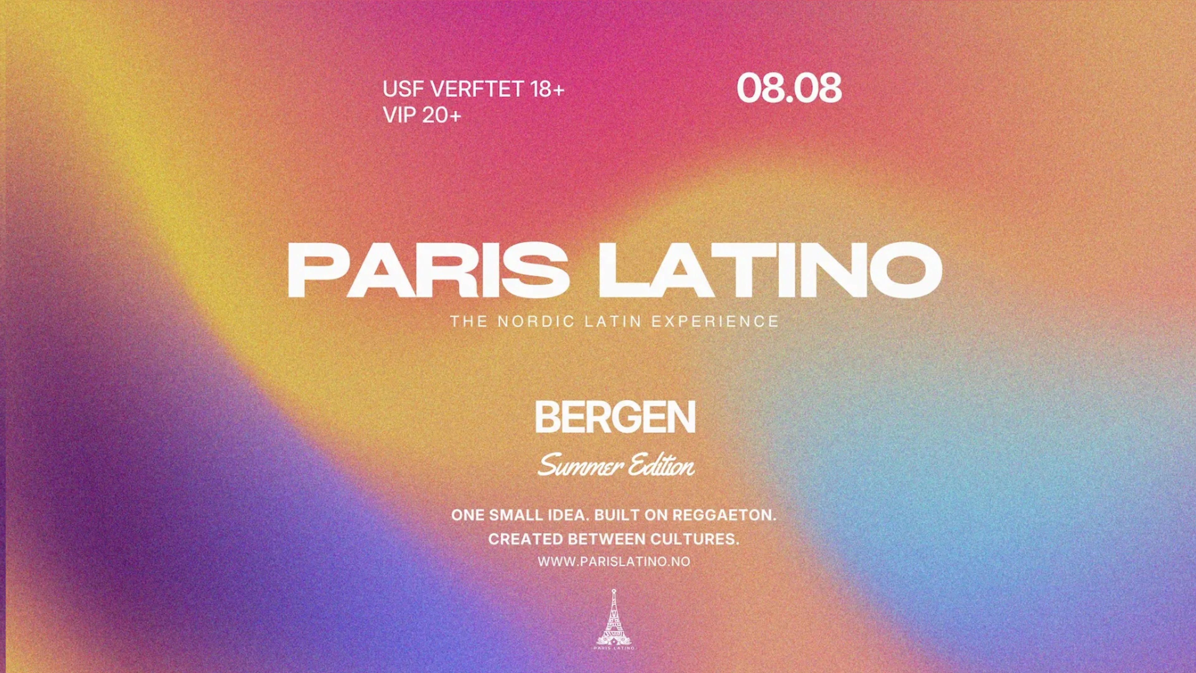 Promotiv grafikk for Paris Latino