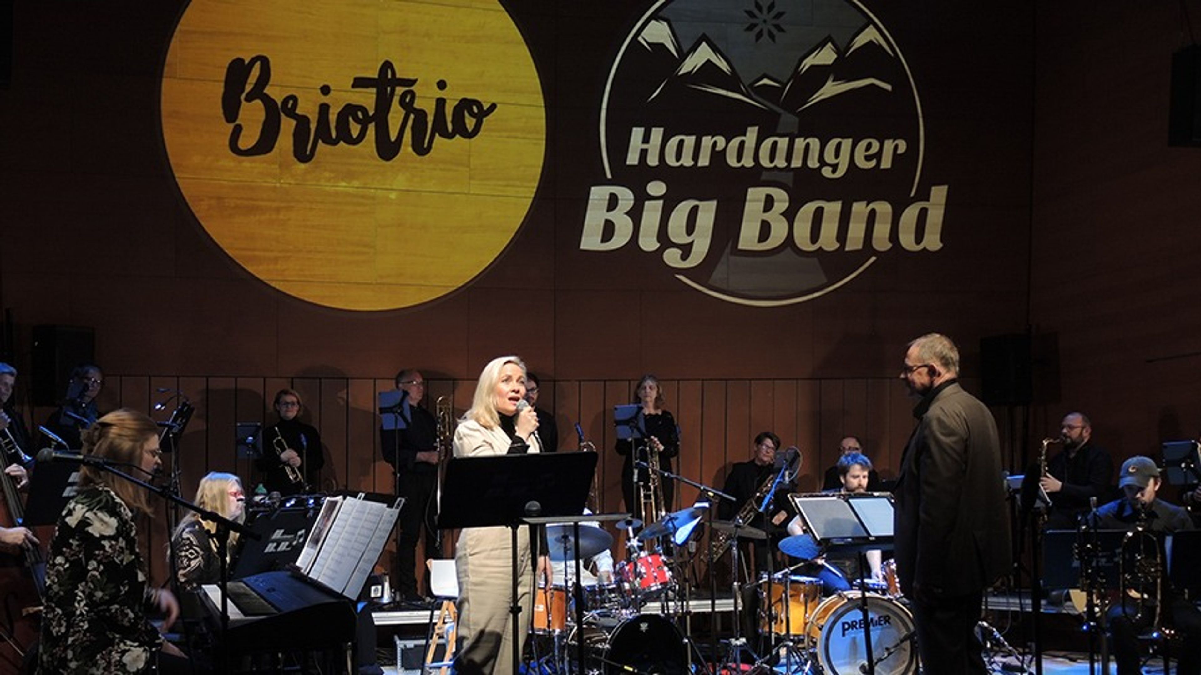 Promotiv grafikk for Hardanger Big Band & Brio Trio
