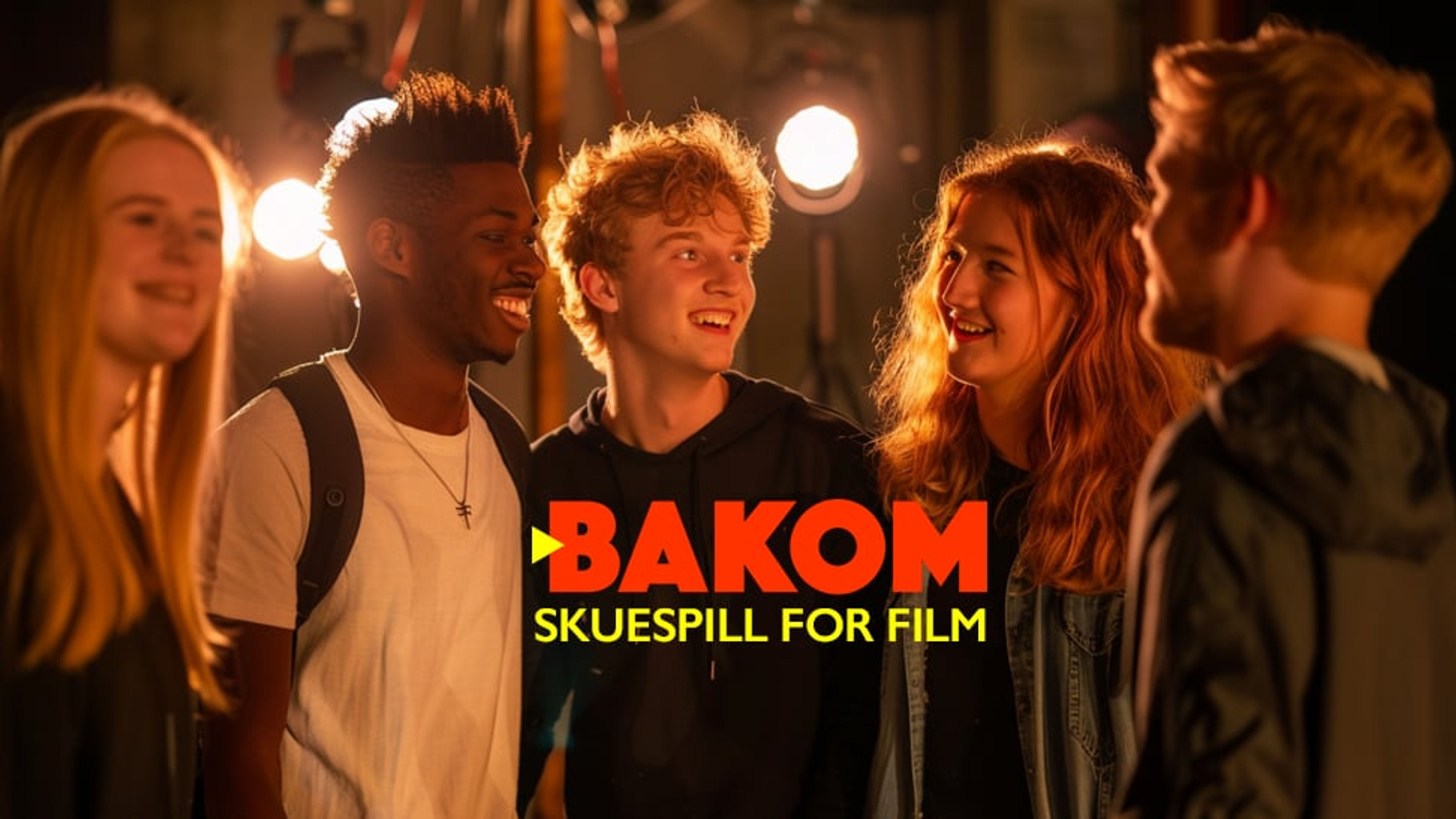 Promotiv grafikk for Kurs i skuespill for film