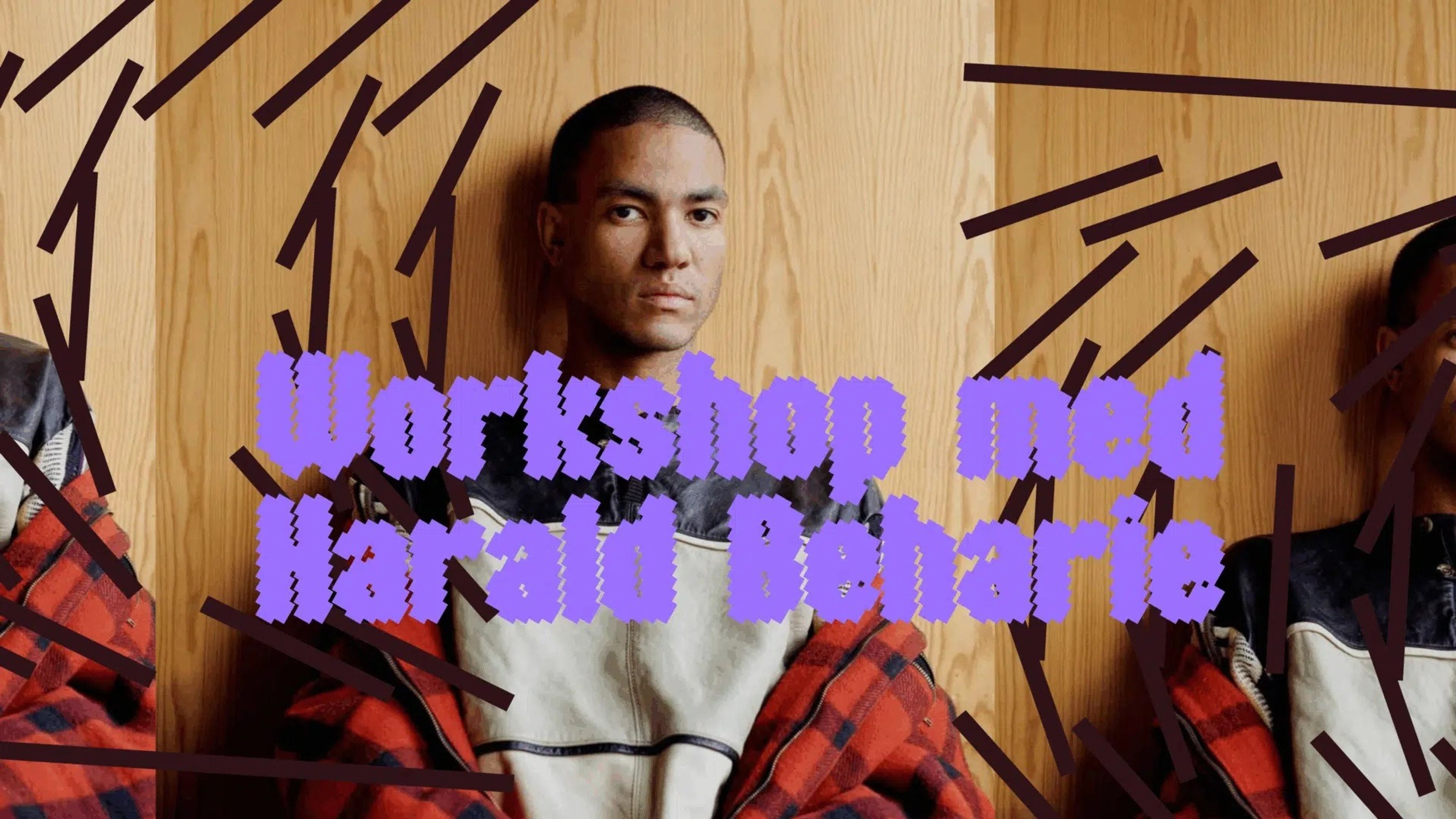 Promotiv grafikk for Workshop med Harald Beharie