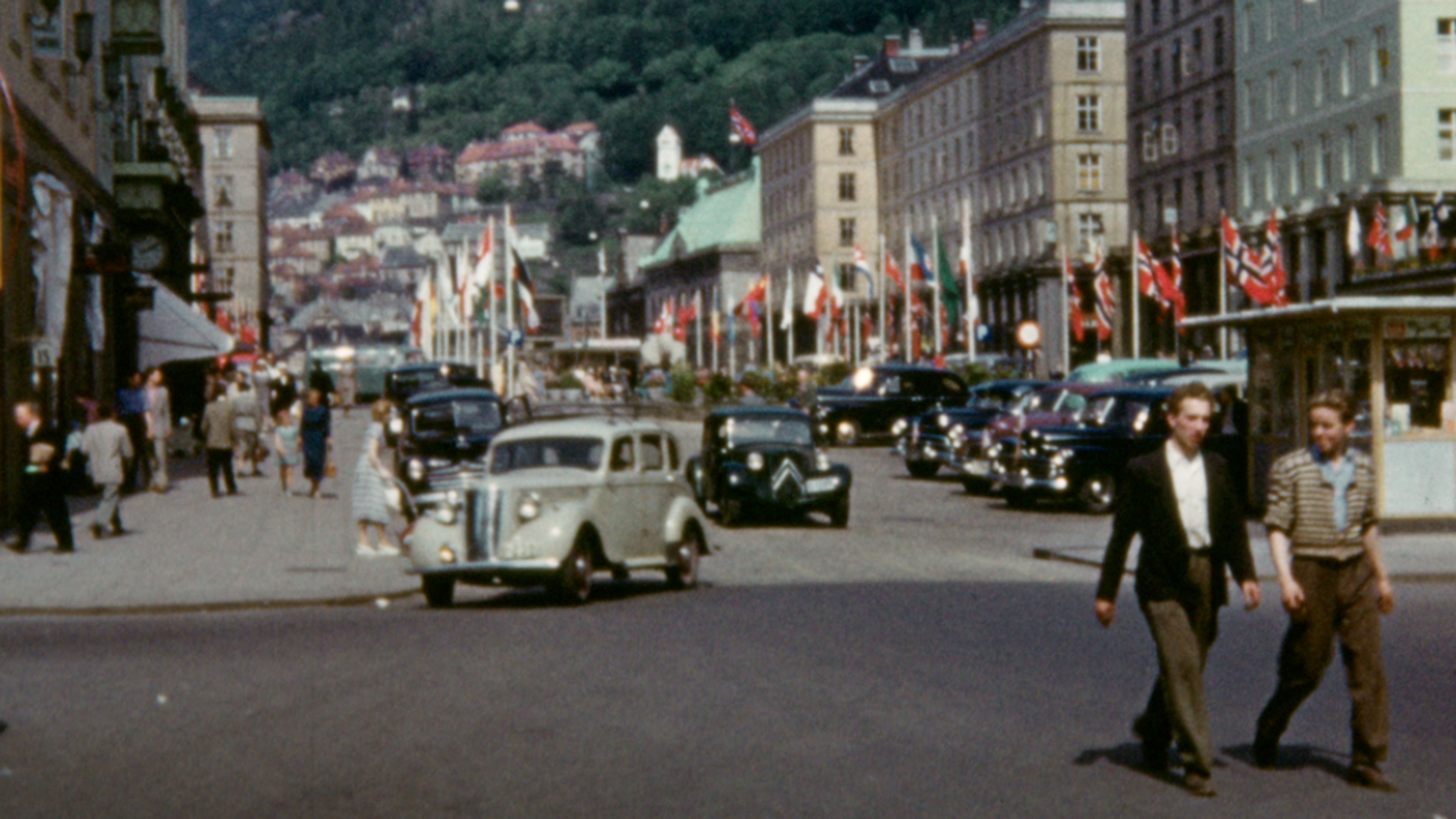 Promotiv grafikk for Film: Bergen - i all beskjedenhet