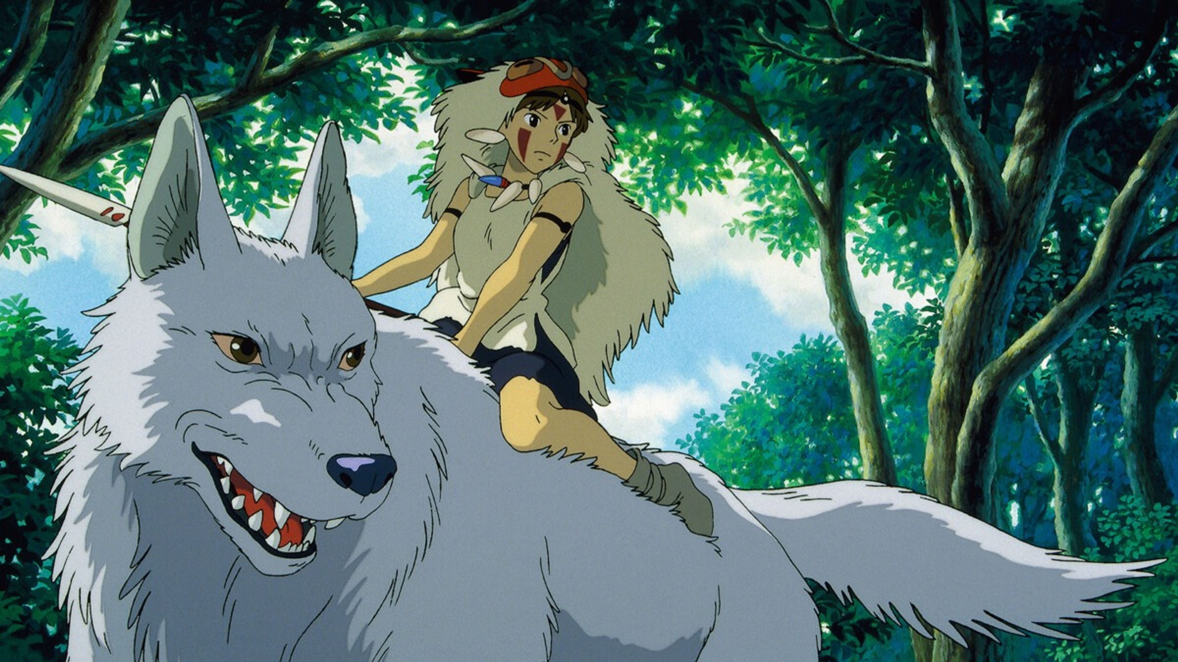 Promotiv grafikk for Film: Prinsesse Mononoke