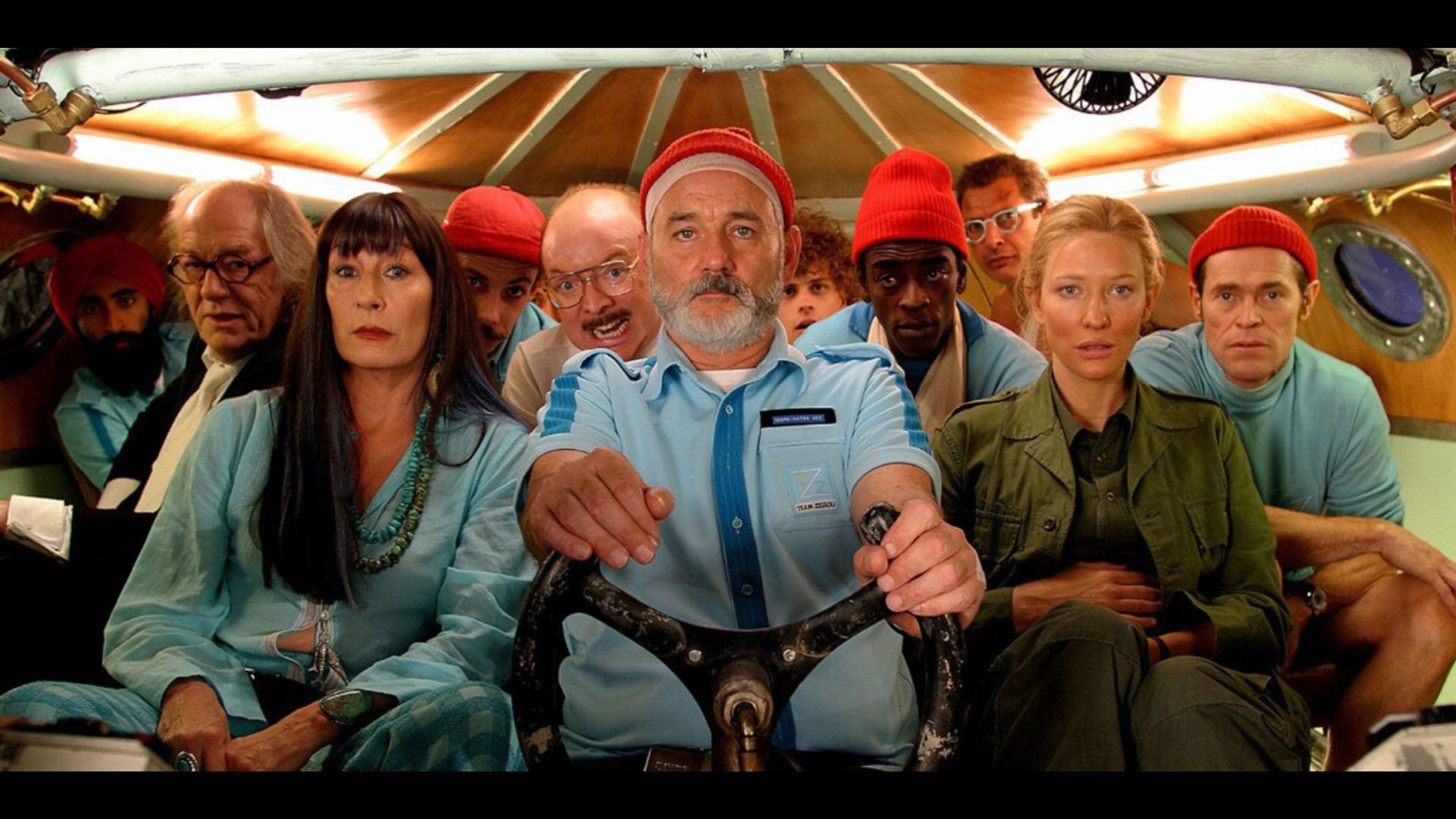 Promotiv grafikk for Film: Livet under vann med Steve Zissou