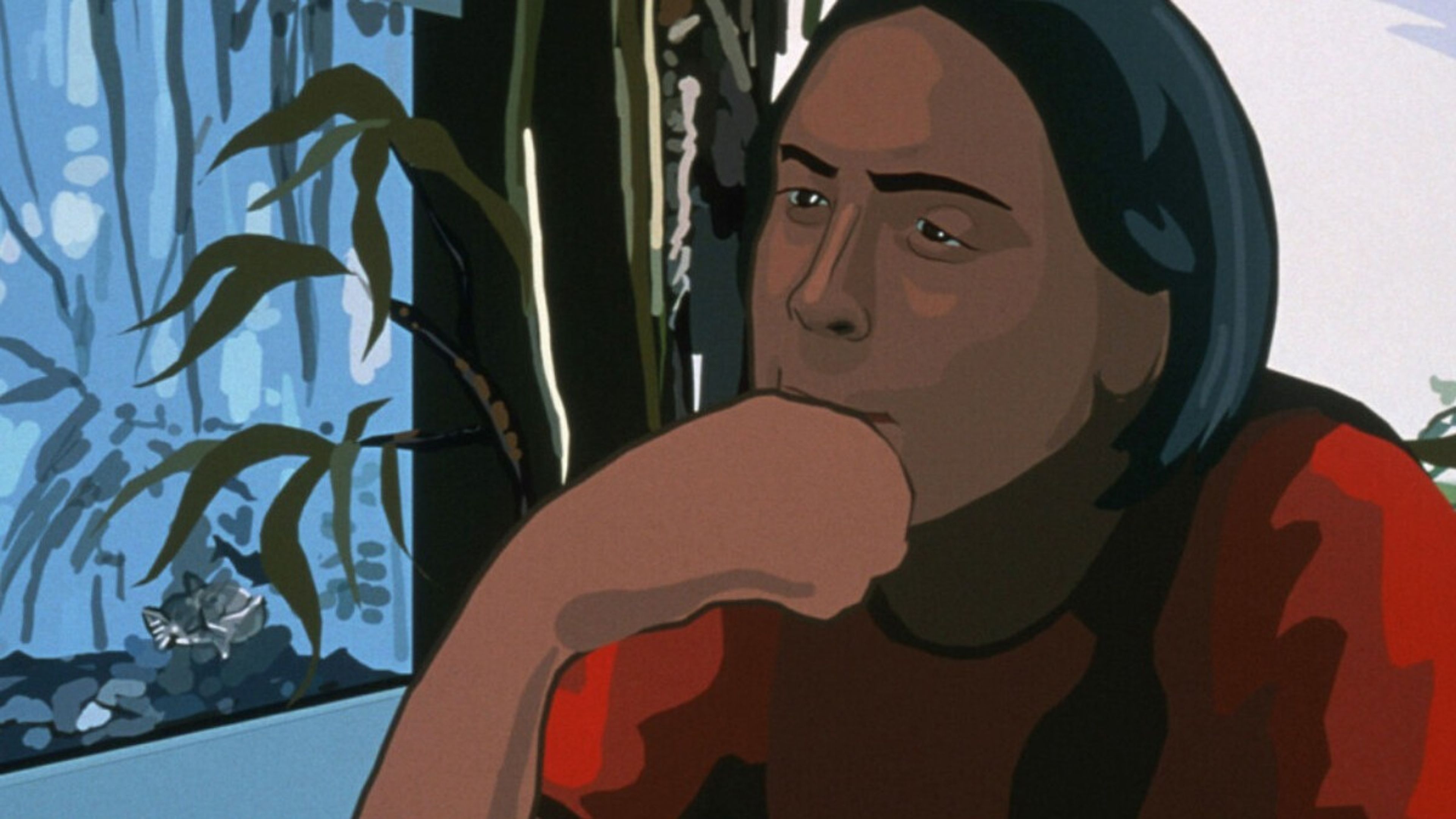 Promotiv grafikk for Film: Waking life