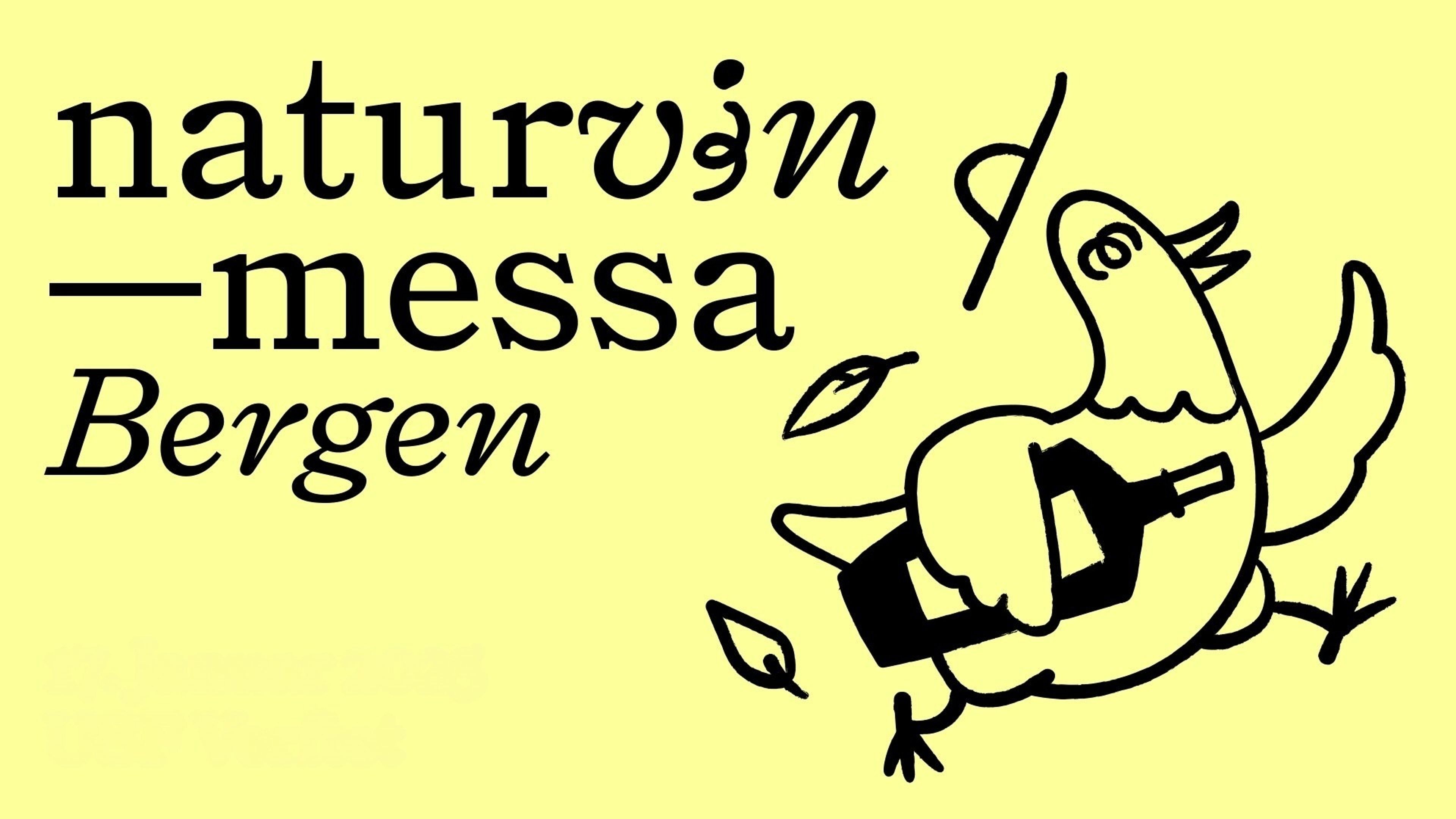 Promotiv grafikk for Naturvinmessa