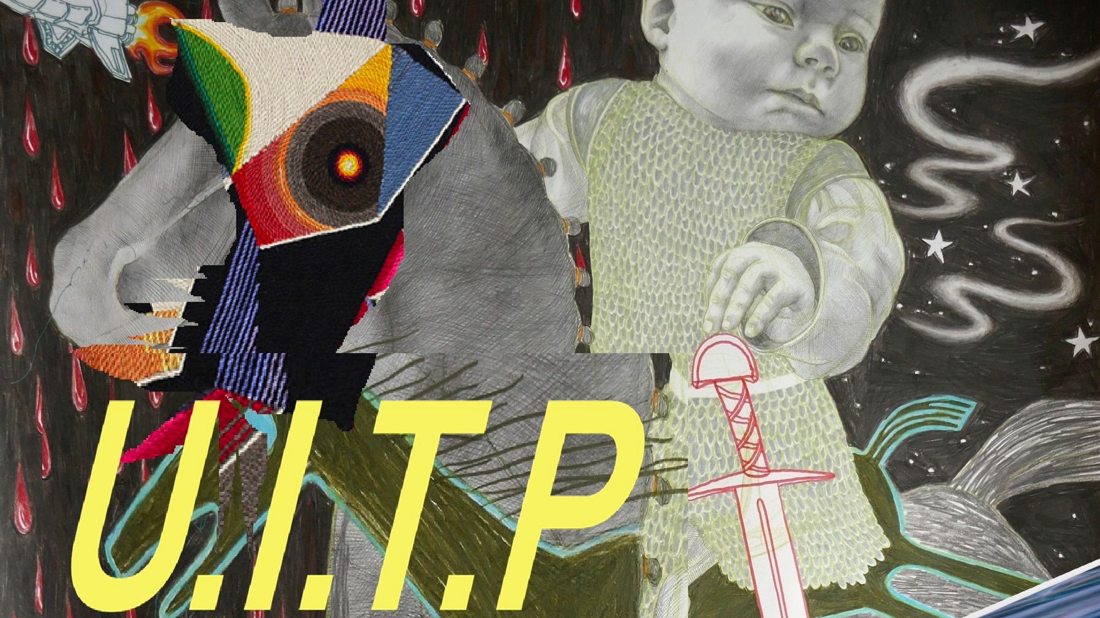 Promotiv grafikk for Utstillingsåpning: U.I.T.P