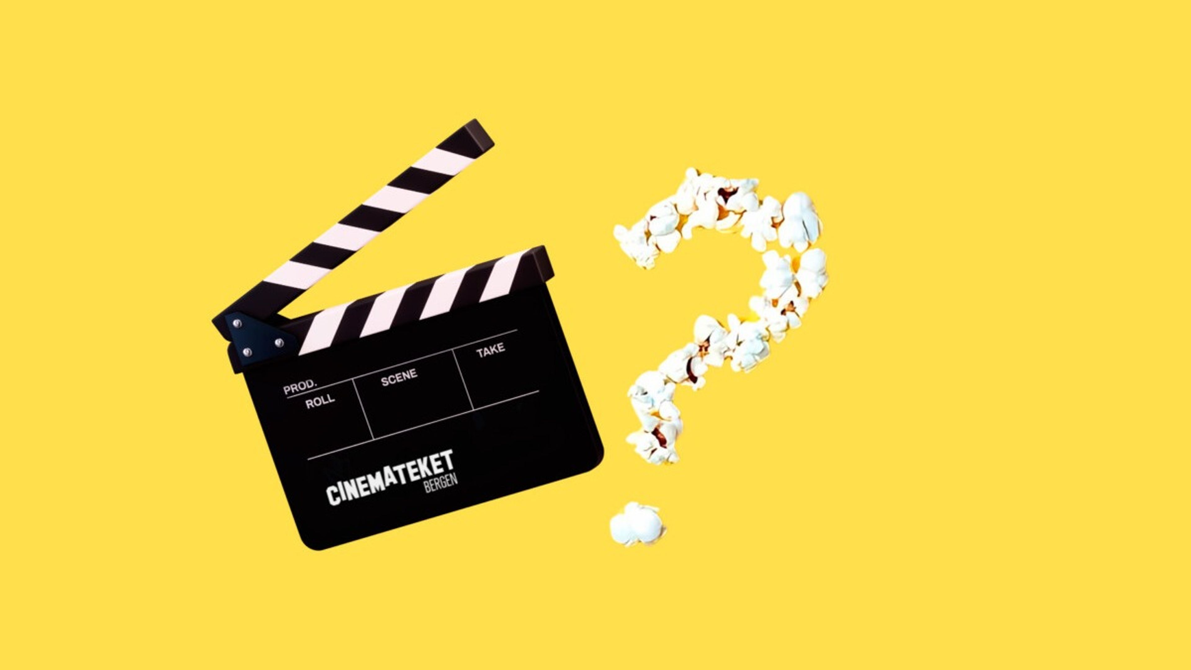 Promotiv grafikk for Cinematekets filmquiz