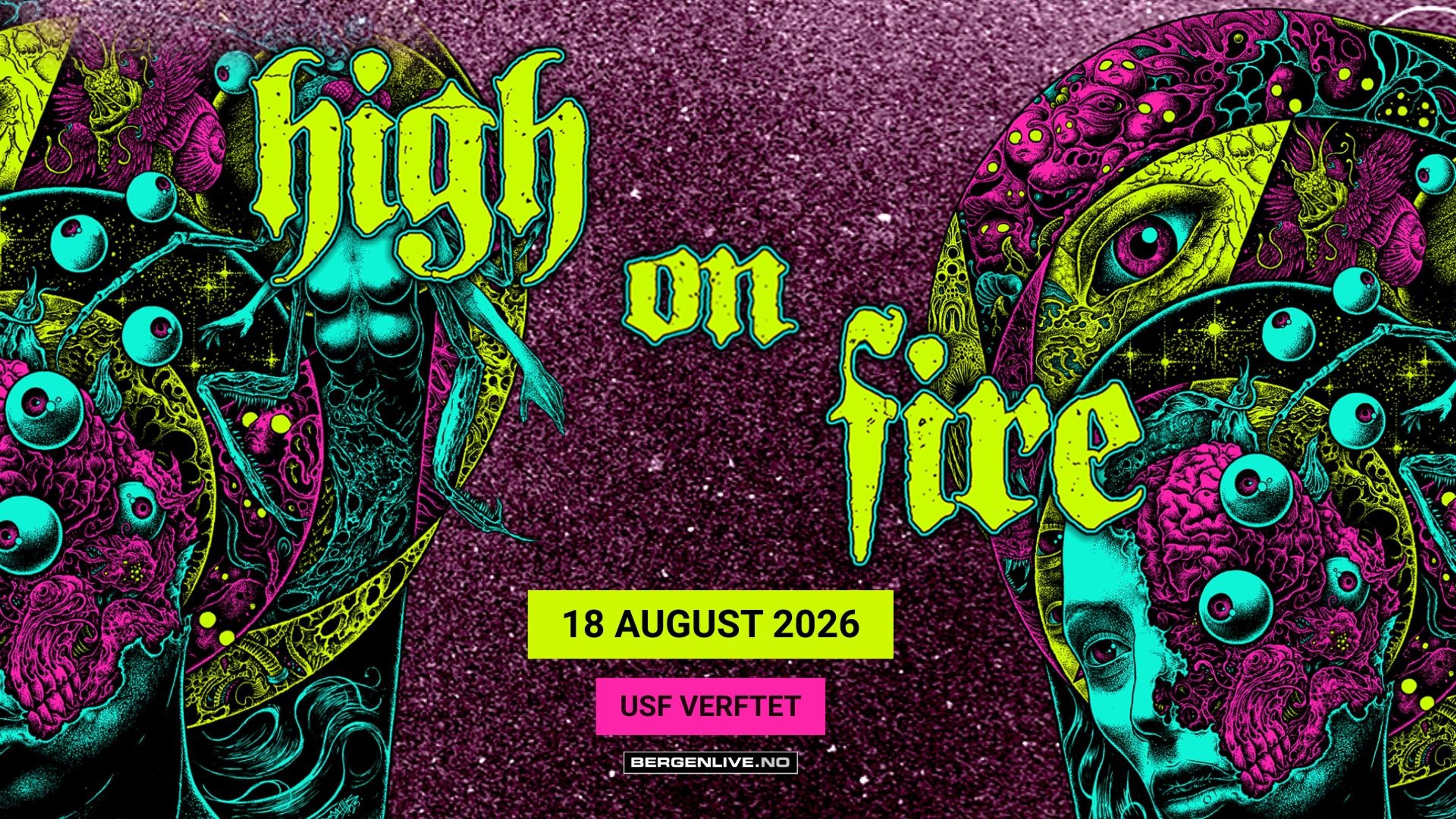Promotiv grafikk for High on Fire