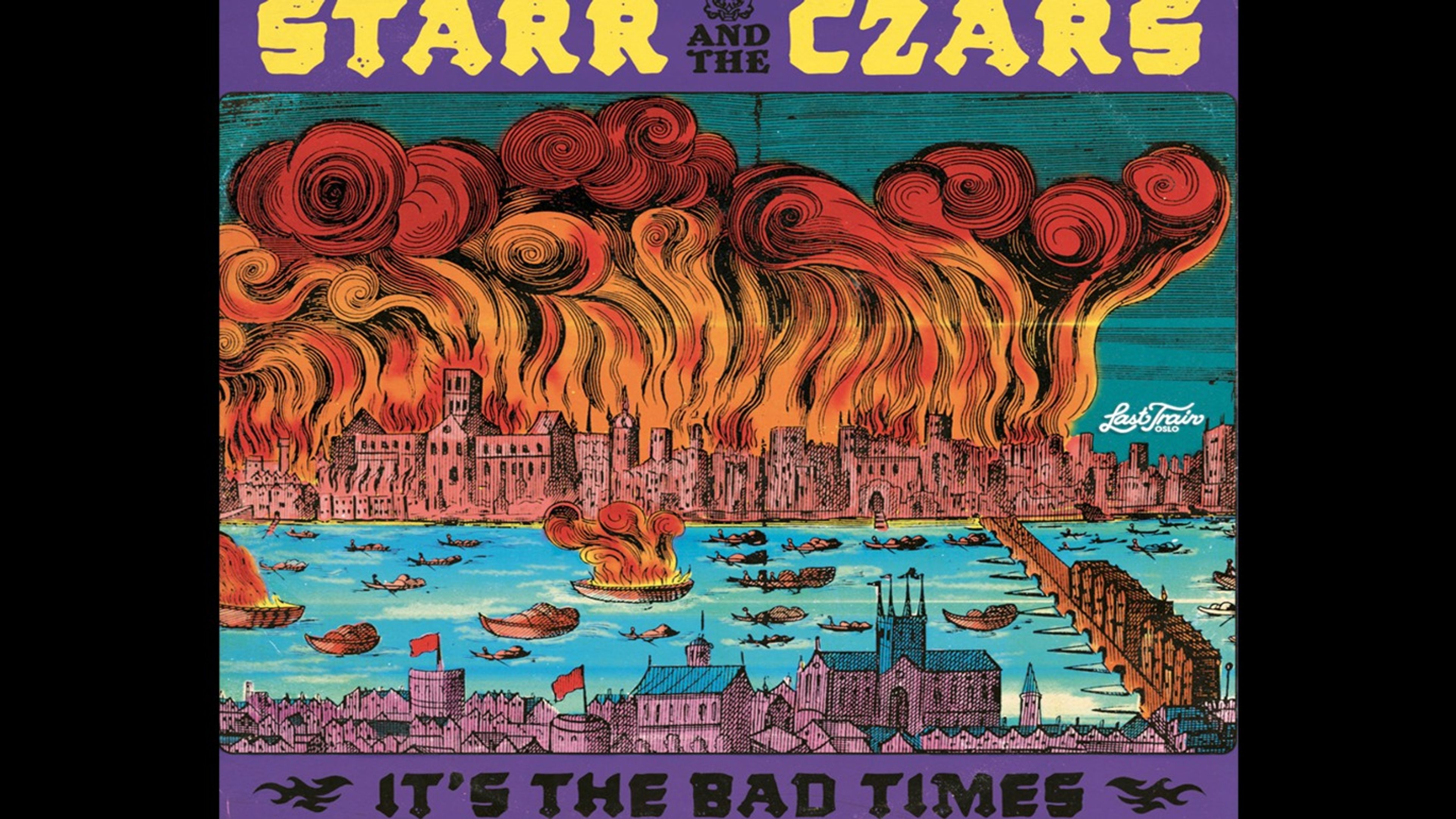 Promotional graphic for STARR AND THE CZARS supp LINK GRAY