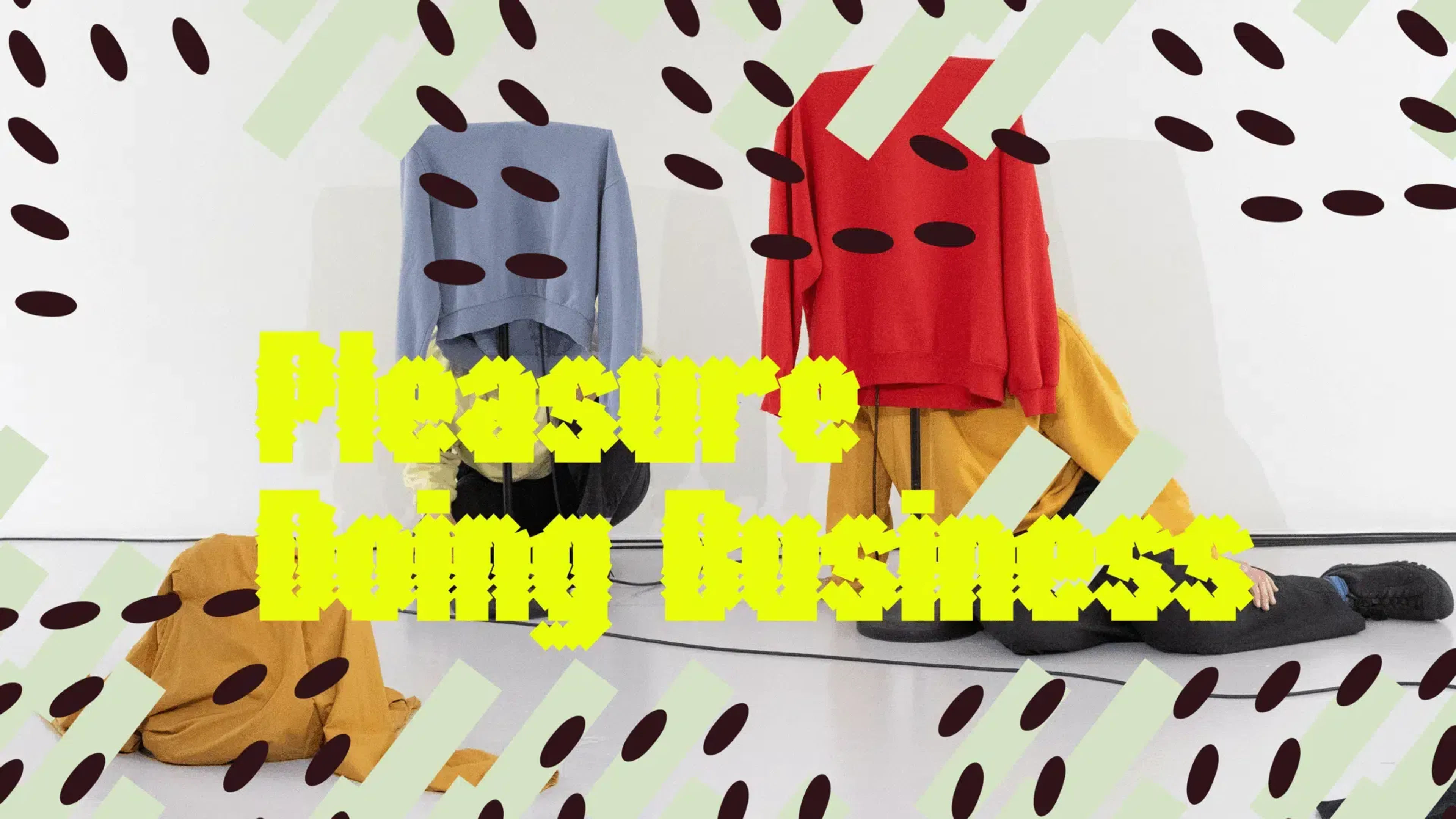 Promotiv grafikk for BIT Teater: Pleasure doing business