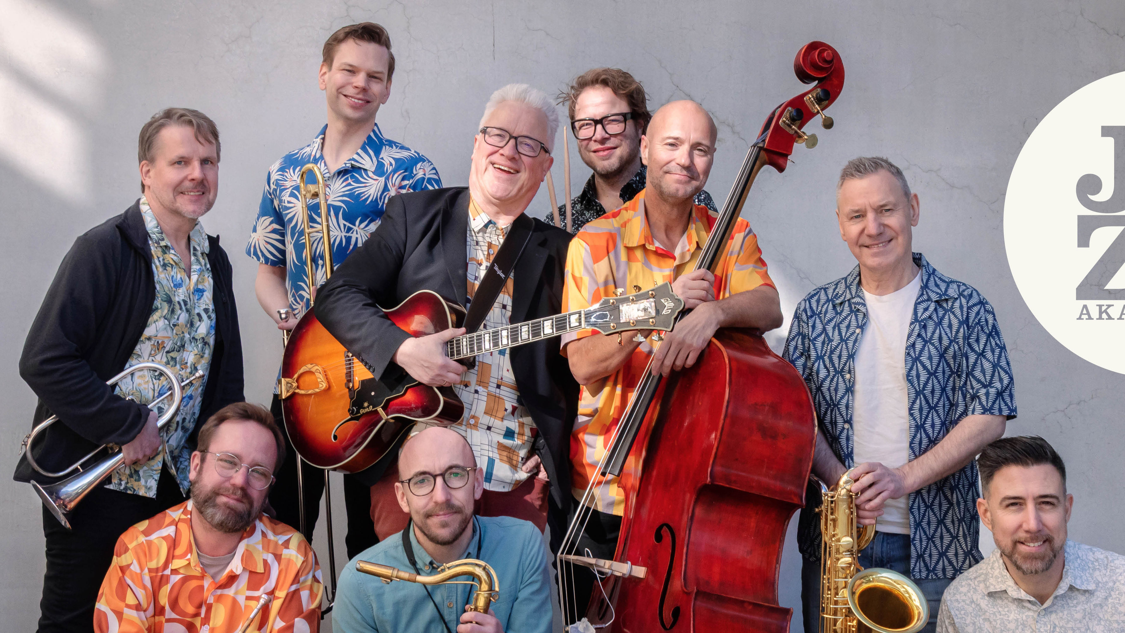 Promotional graphic for Staffan William-Olssons Sharp 9 - JazzAkademiet