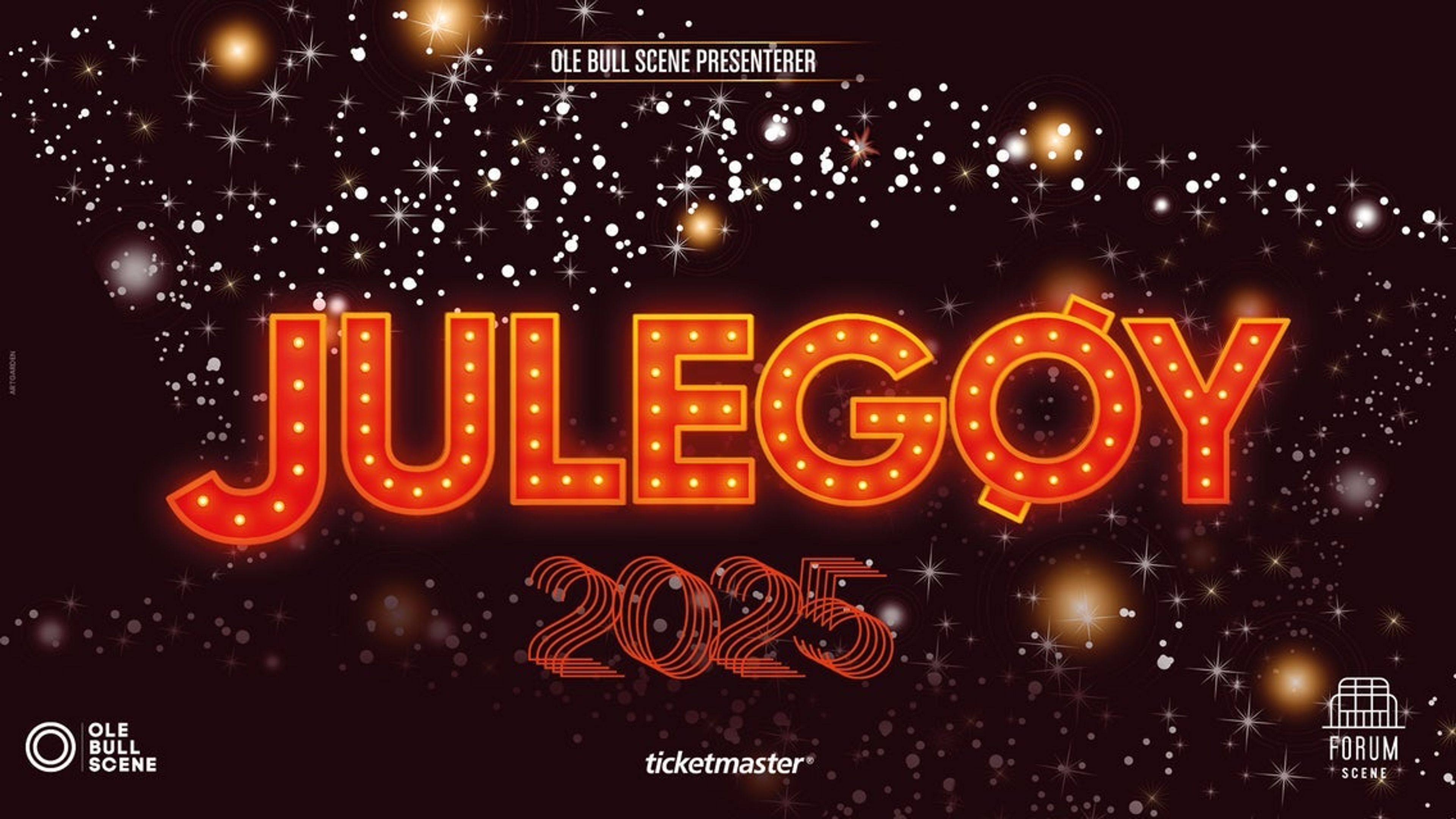 Promotional graphic for Julegøy med Ylvis