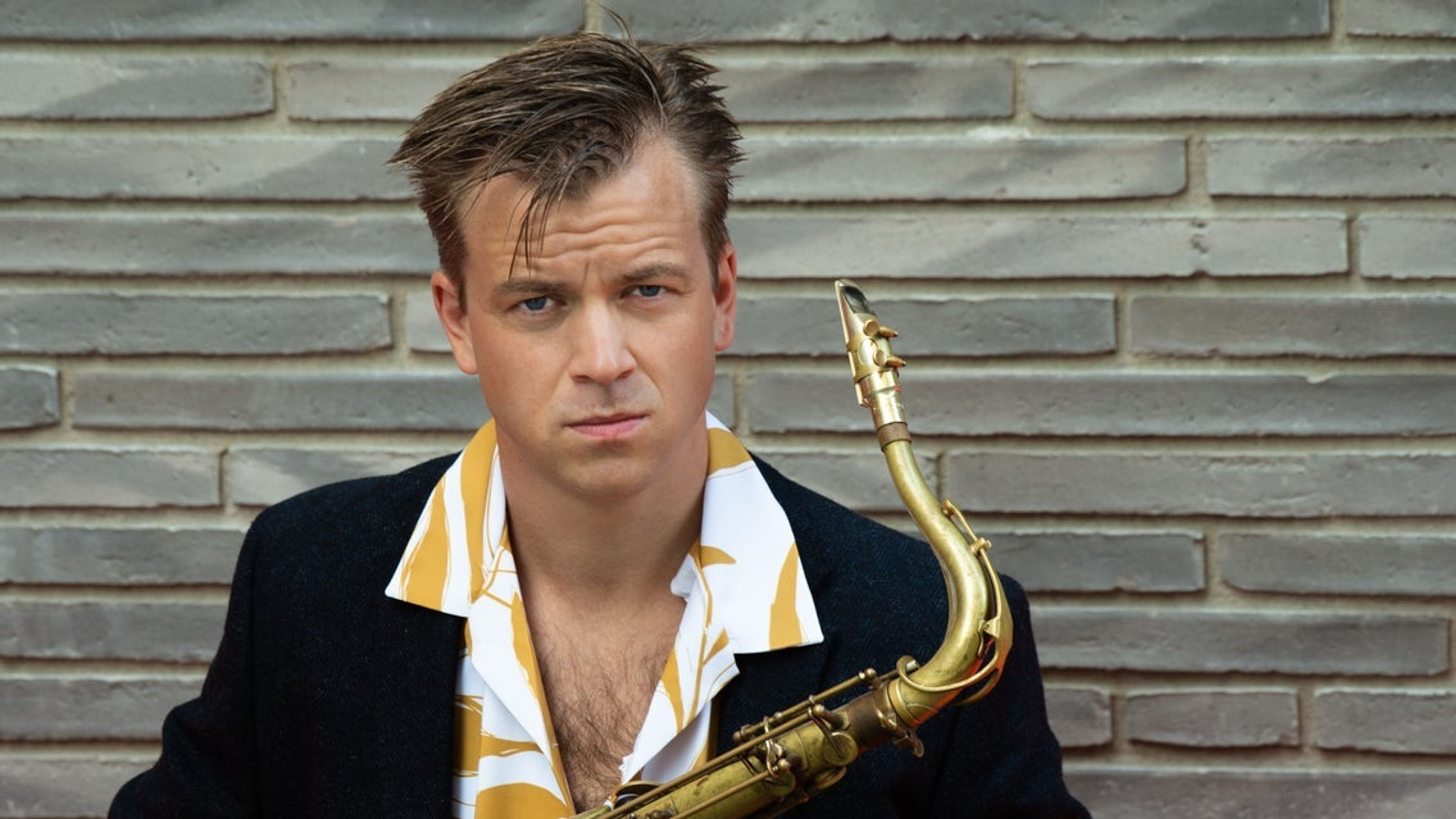 Promotional graphic for Marius Neset Quintet
