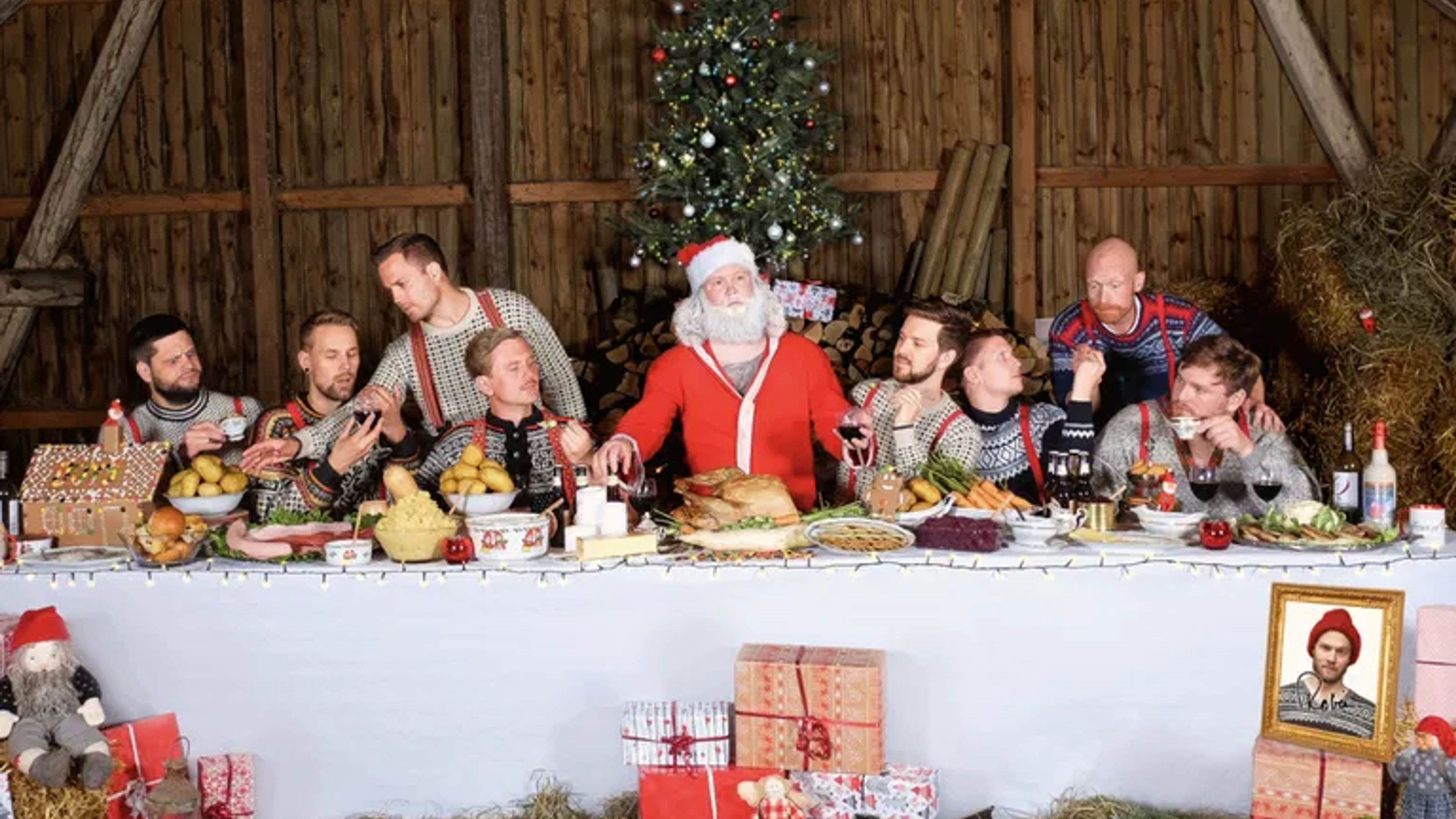Promotional graphic for Boys of Christmas // Fiskepiren