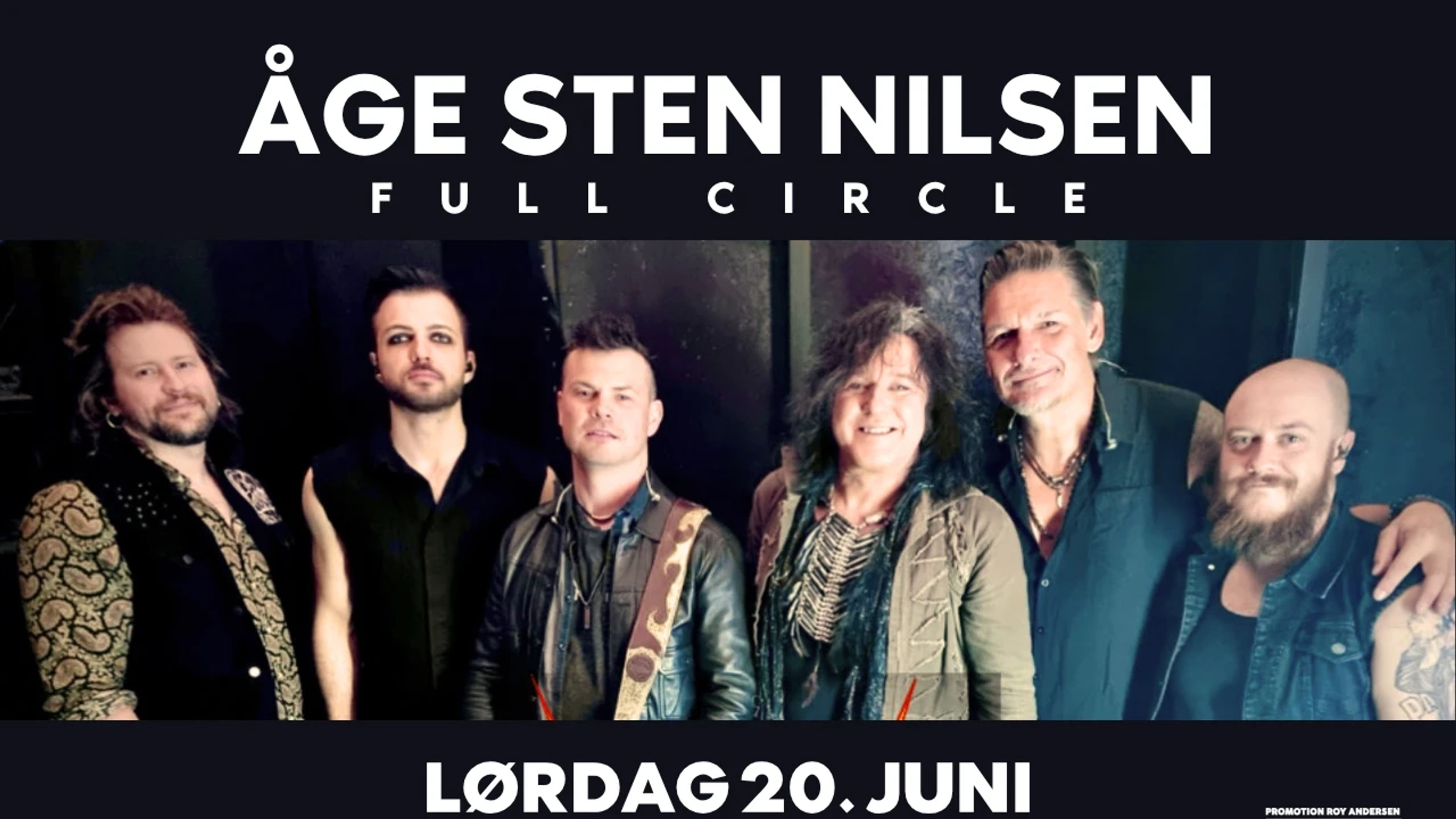 Promotional graphic for Åge Sten Nilsen