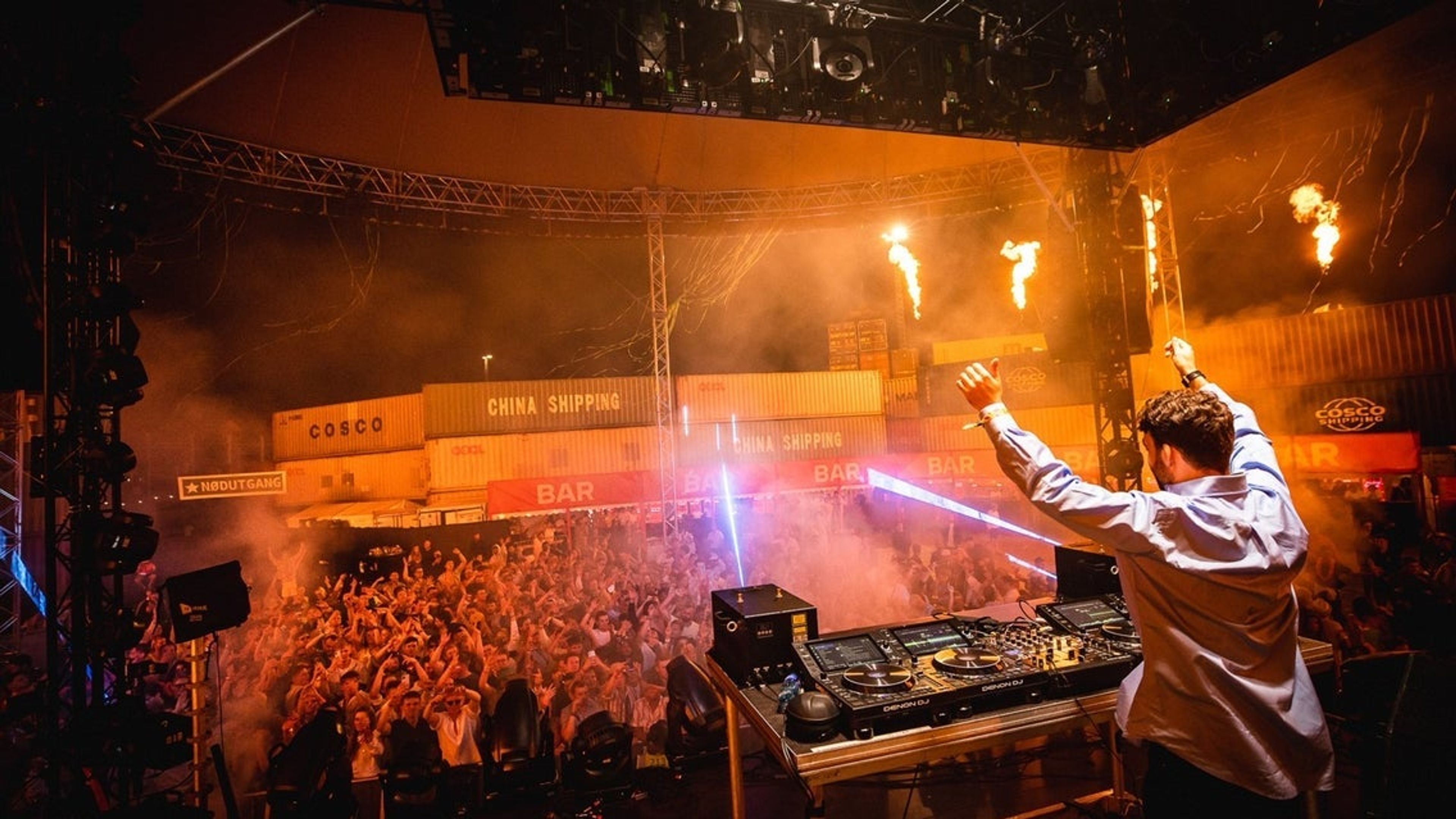 Promotional graphic for After Beach - Lørdag