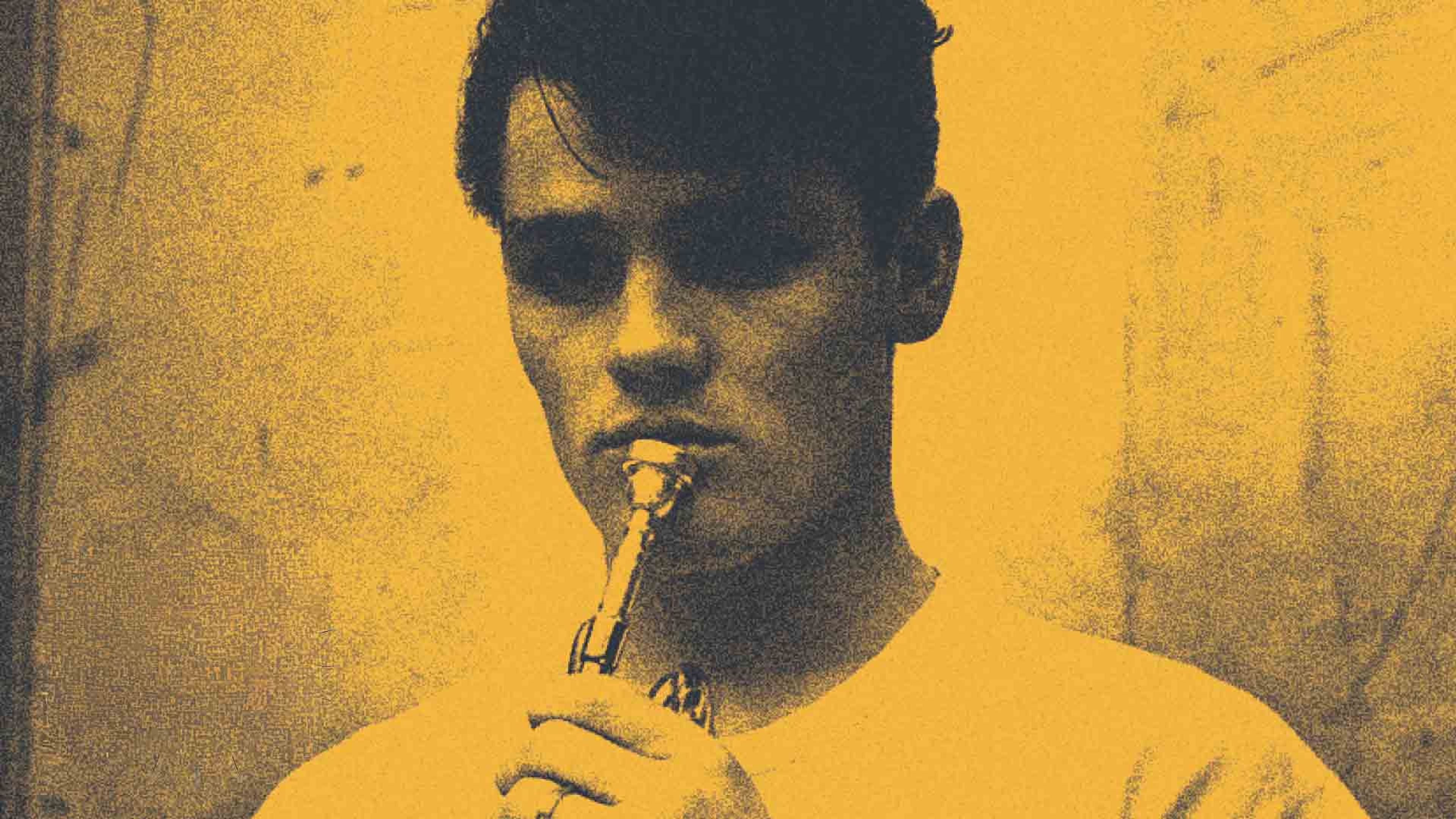 Promotional graphic for Almost Blue – tribute to Chet Baker 