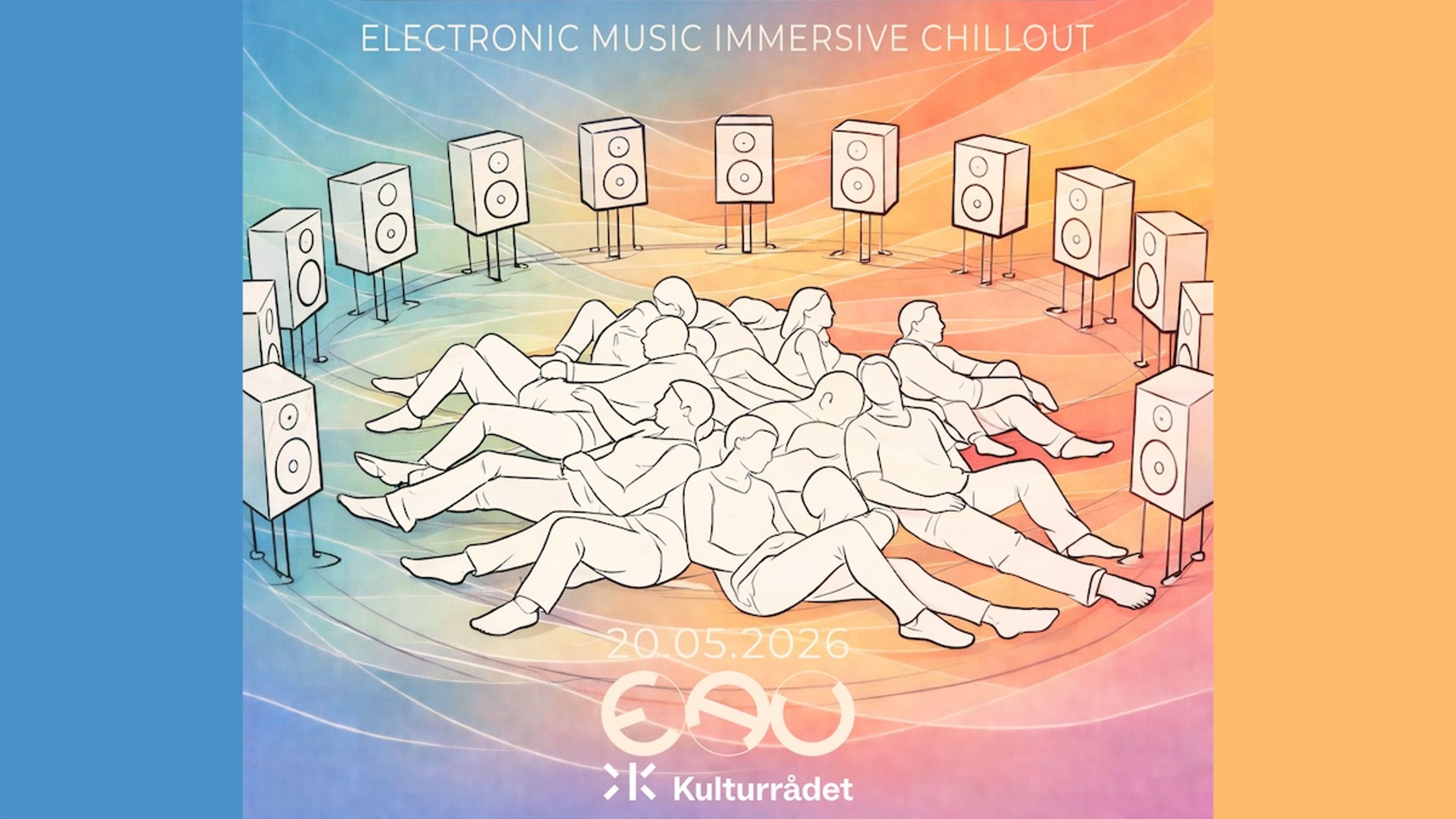 Promotional graphic for Awash With Sound: an immersive chillout concert