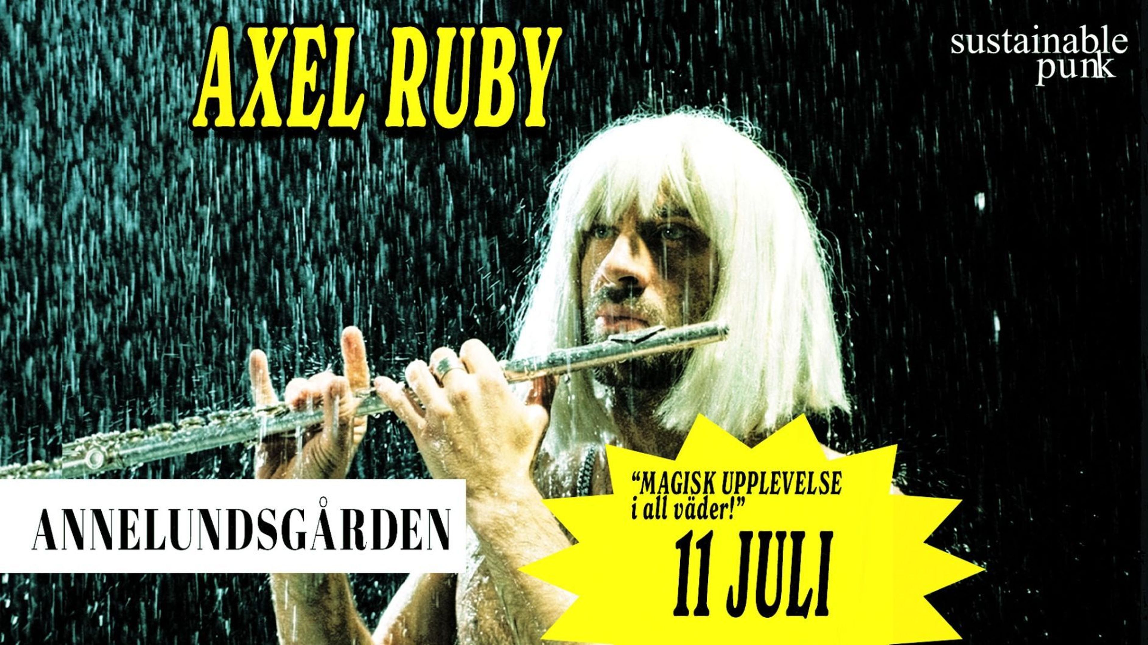 Promotional graphic for Axel Ruby