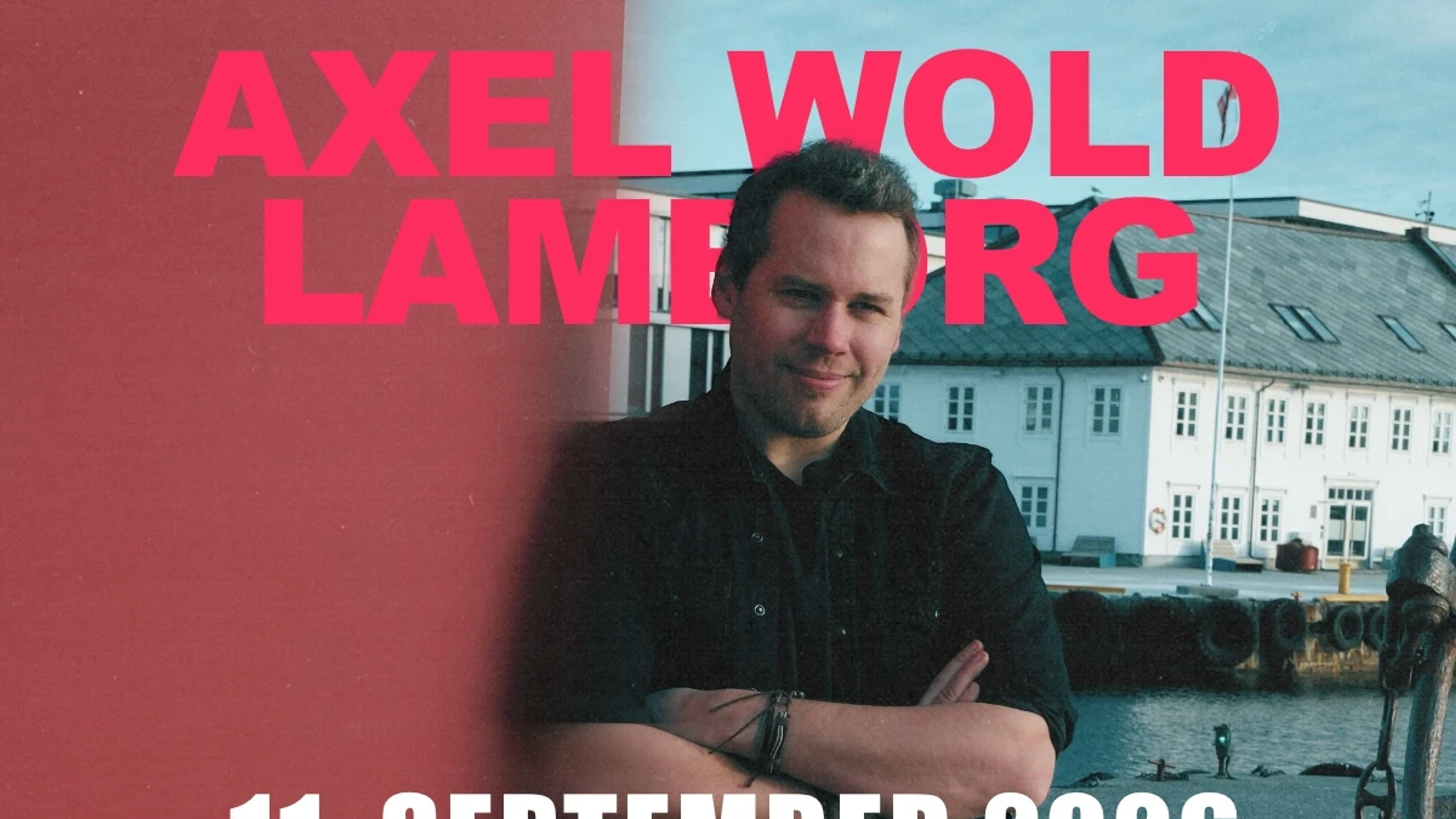 Promotional graphic for Axel Wold Lamborg