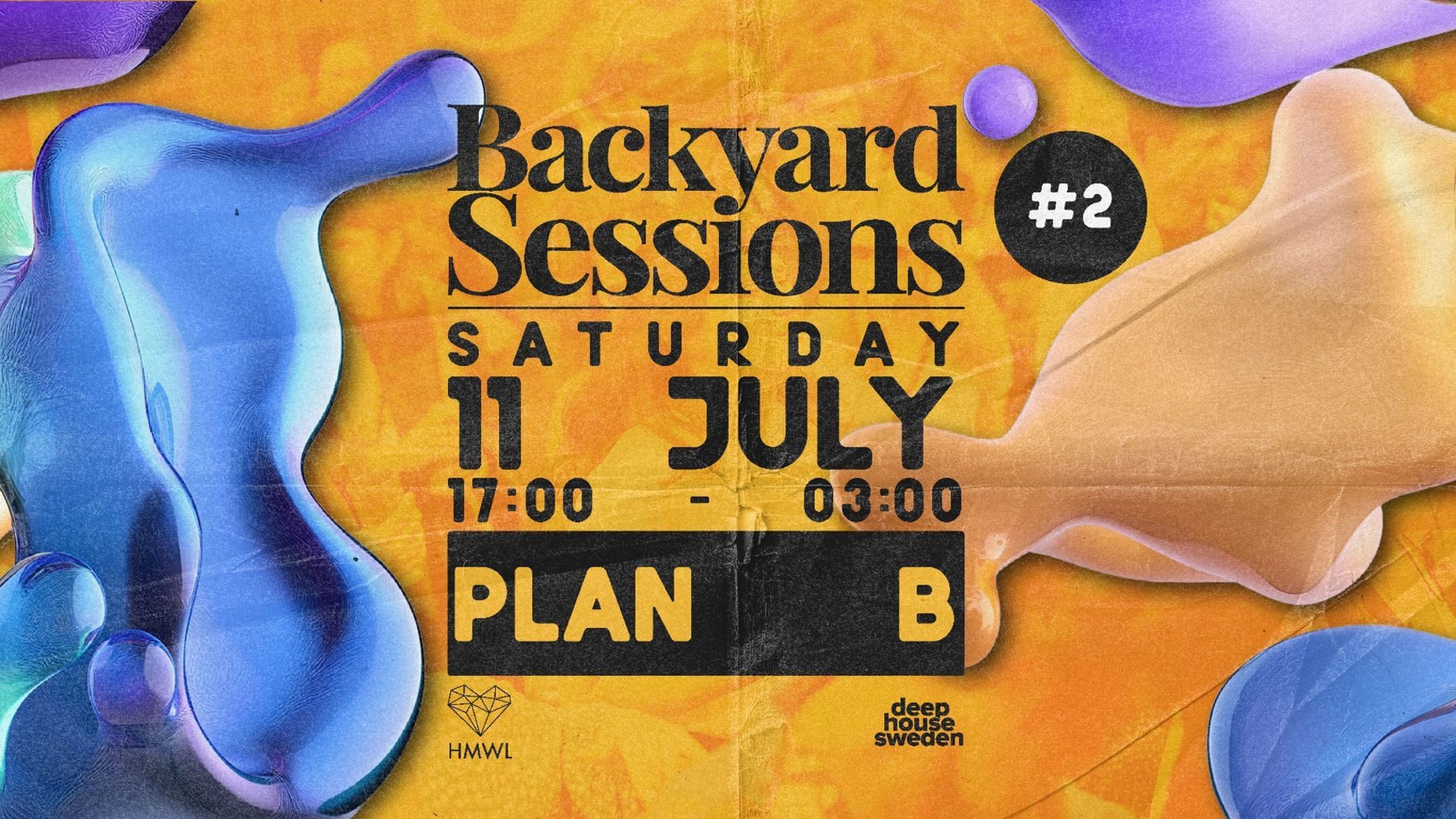 Promotional graphic for Backyard Sessions #2 
