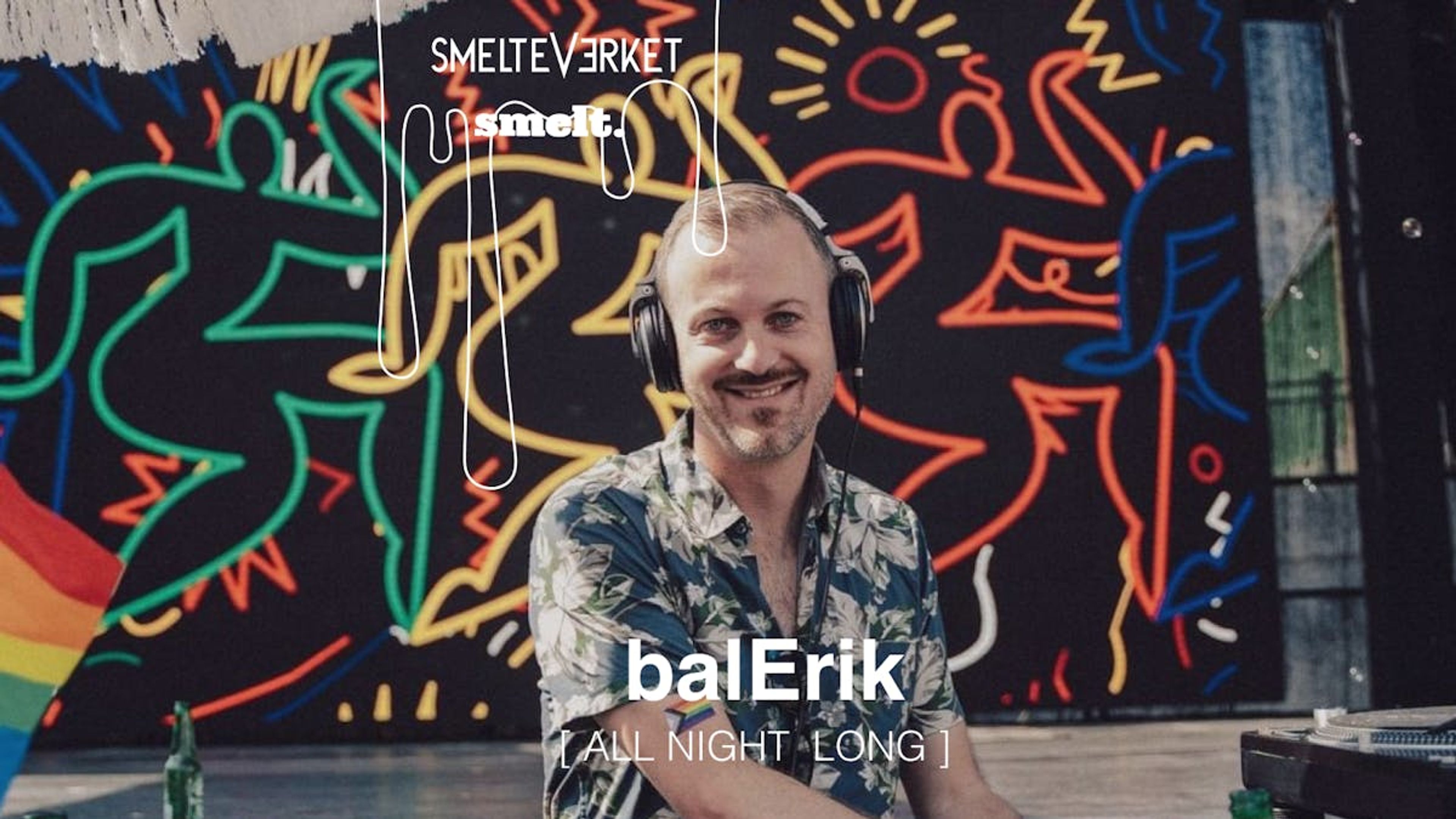 Promotiv grafikk for balErik [All night long]
