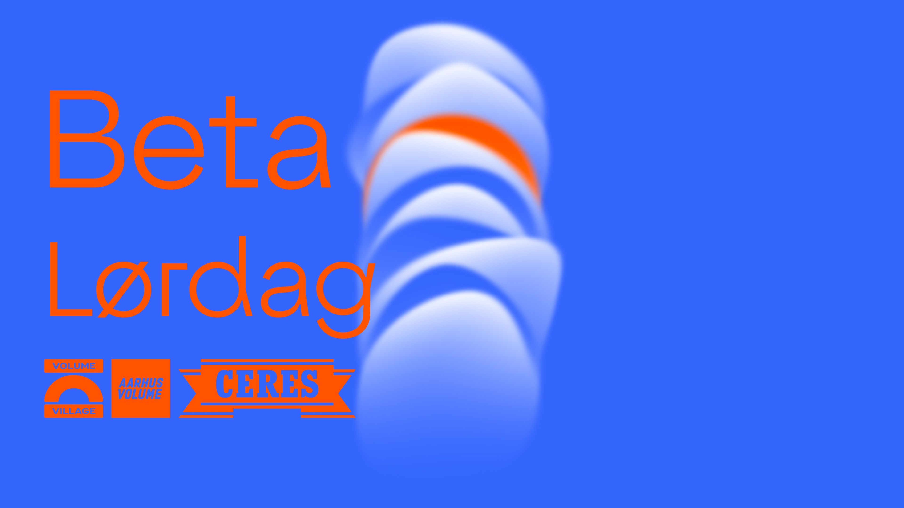 Promotional graphic for BETA 2026 - LØRDAG