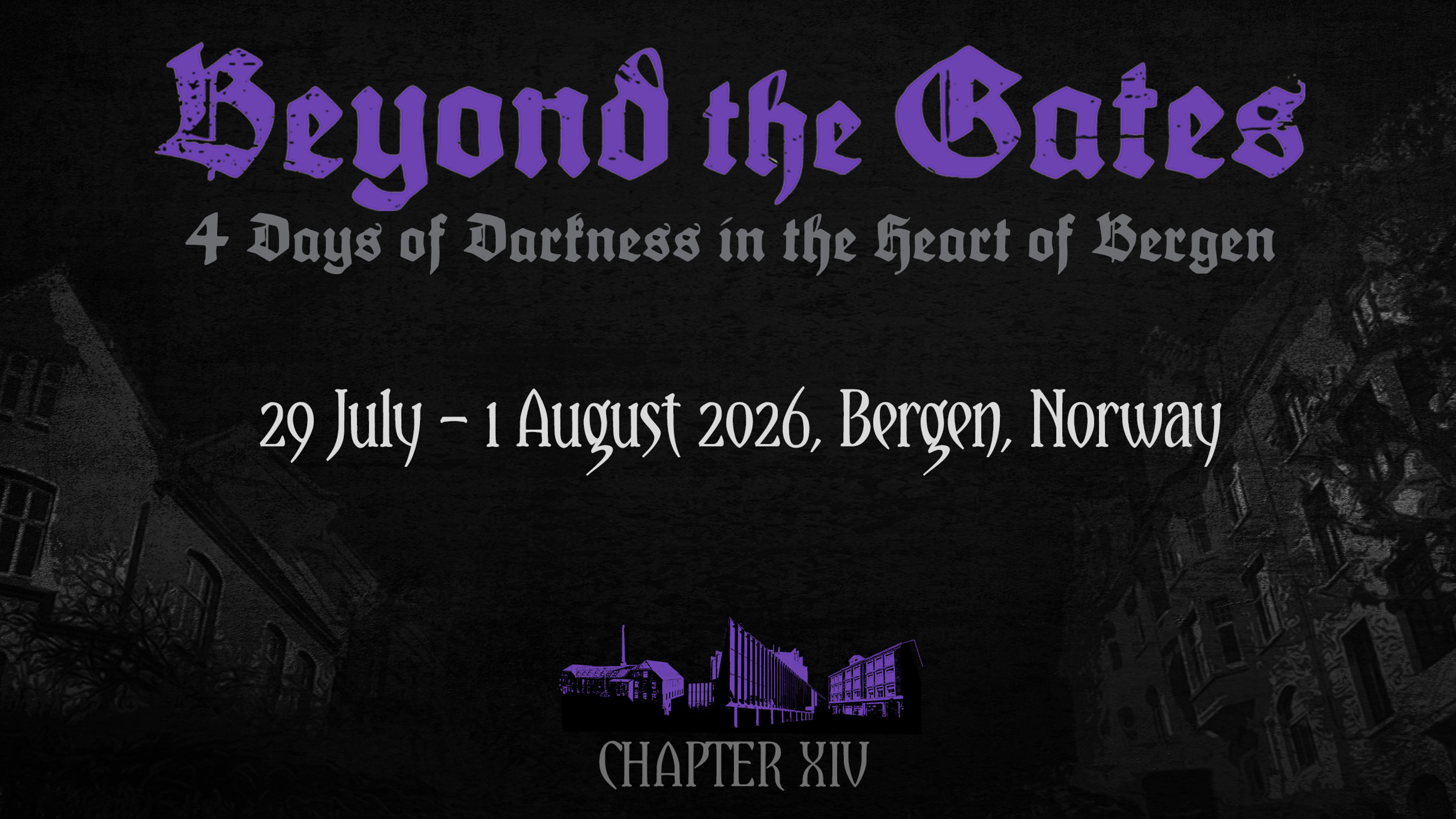 Promotional graphic for Beyond the Gates