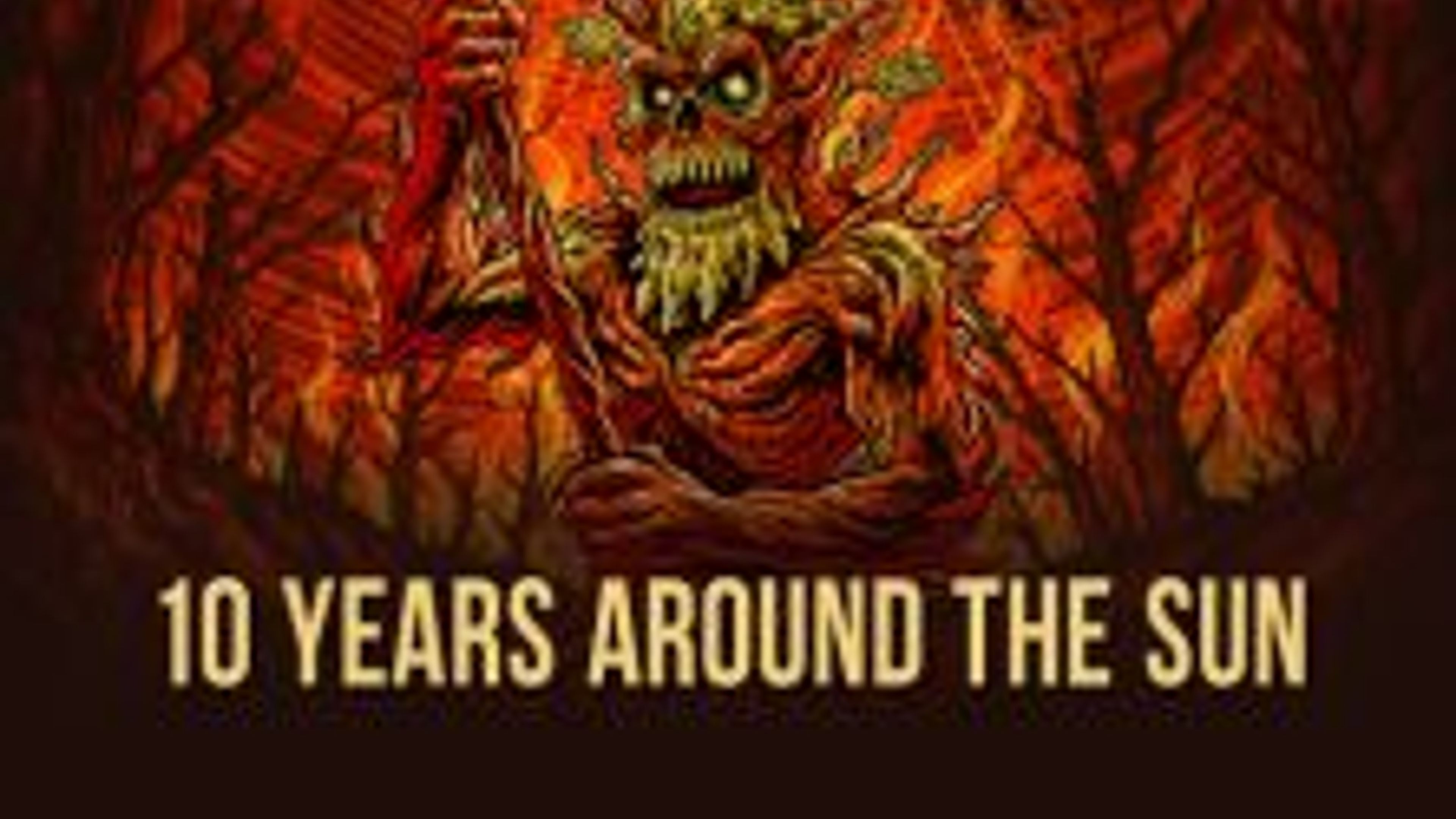 Promotional graphic for Black Oak County - 10 Years Around The Sun