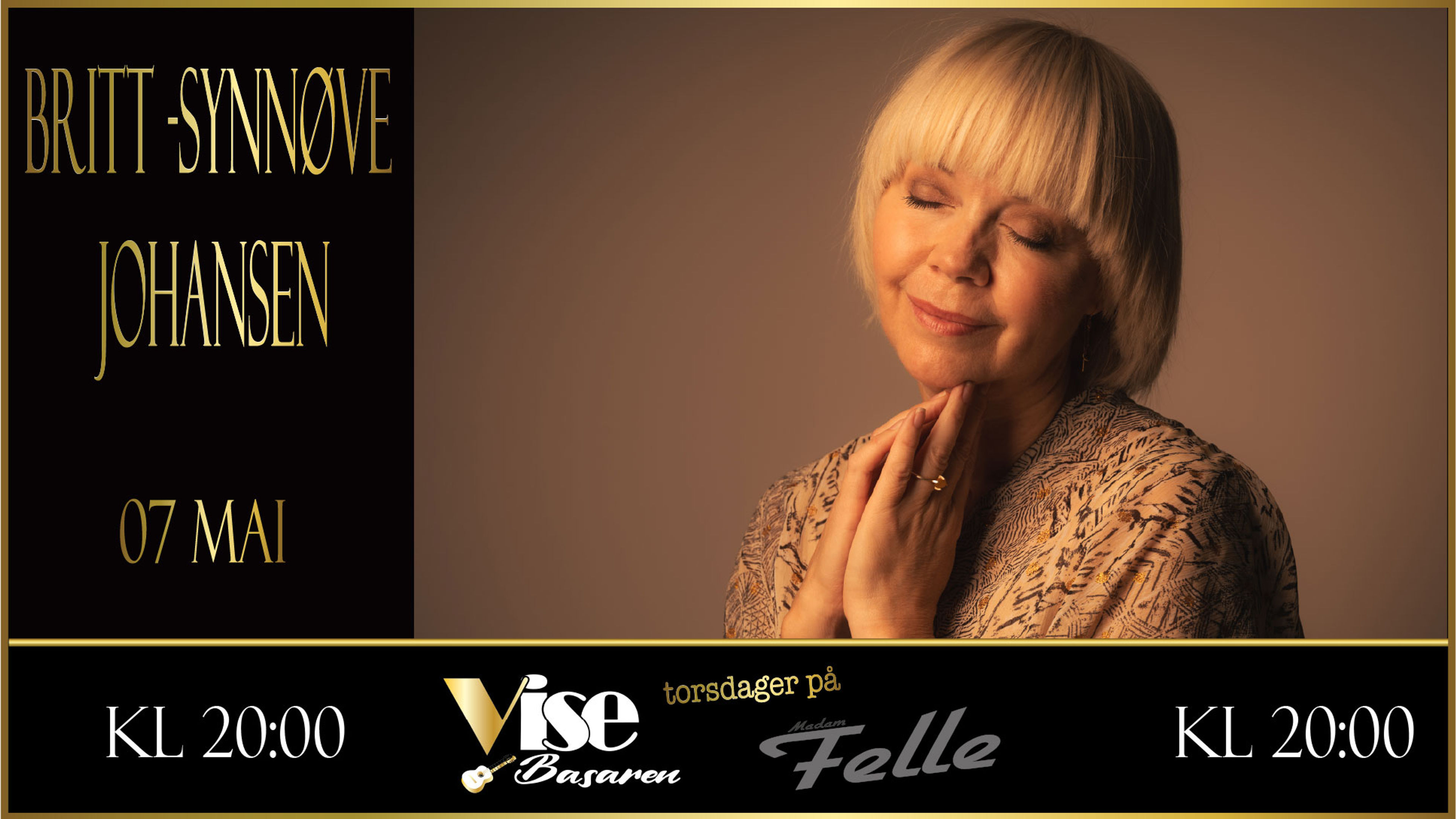 Promotional graphic for Britt-Synnøve Johansen