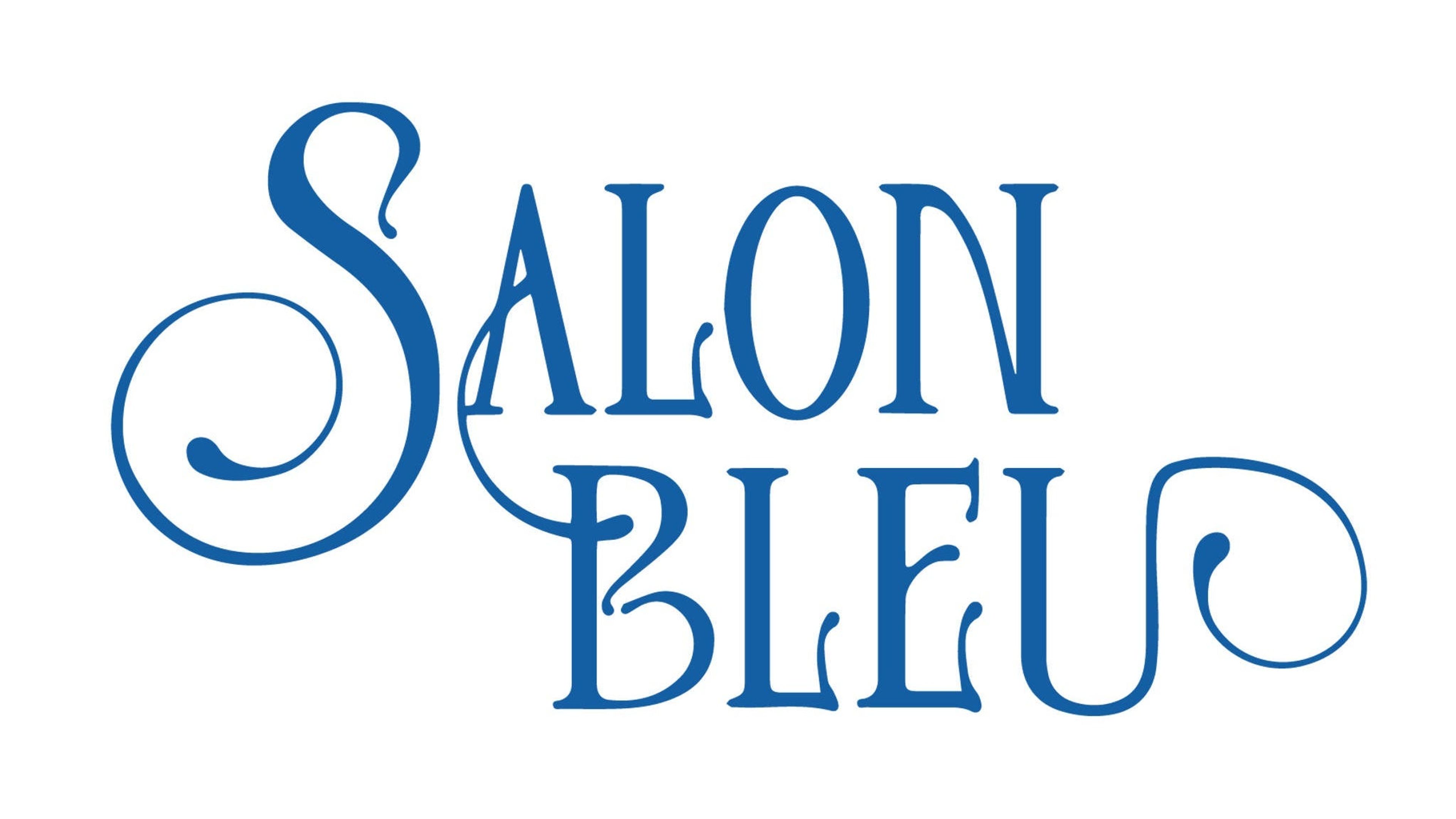 Promotional graphic for Coco O. x SALON BLEU