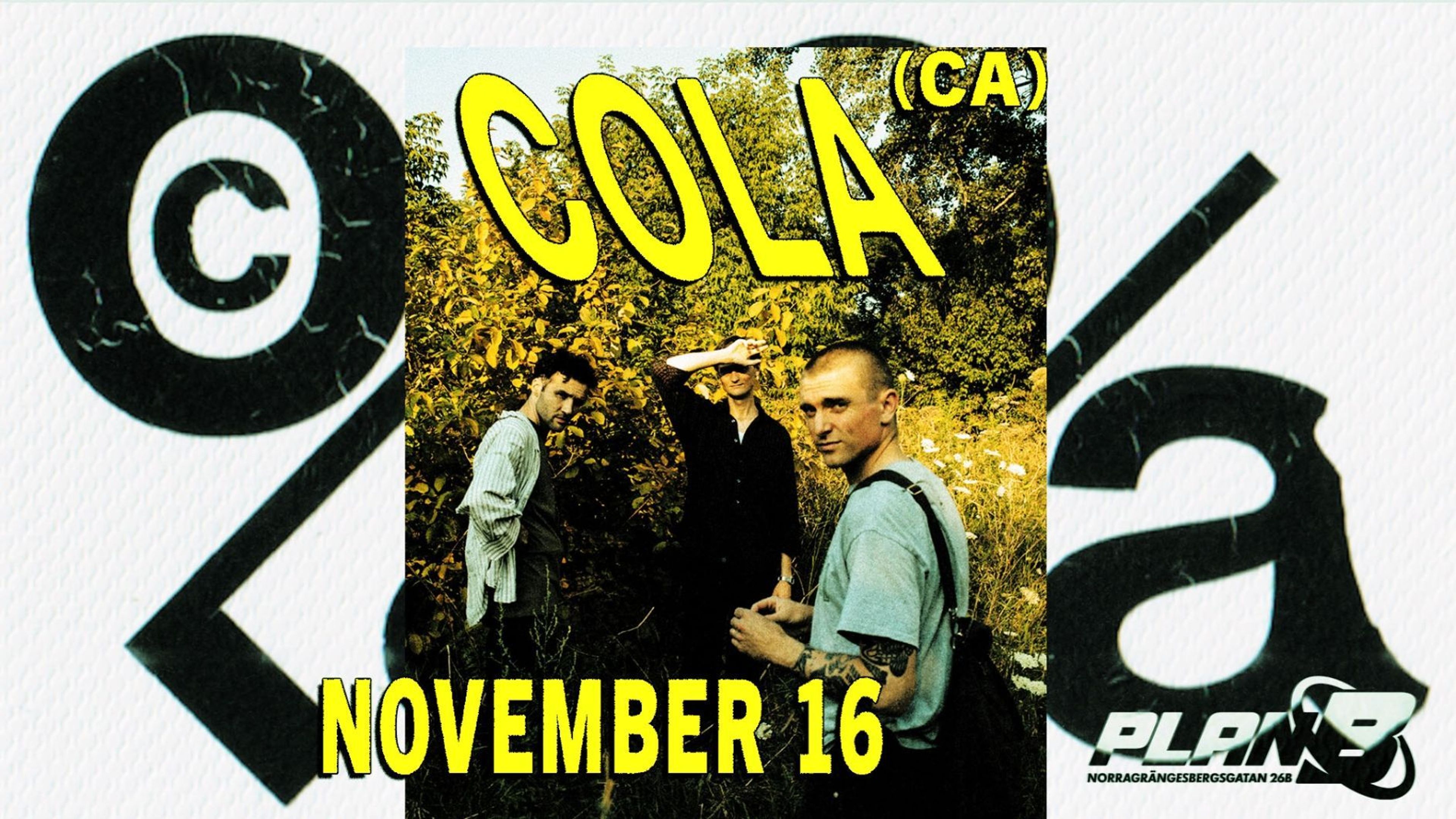 Promotional graphic for Cola (CA) 