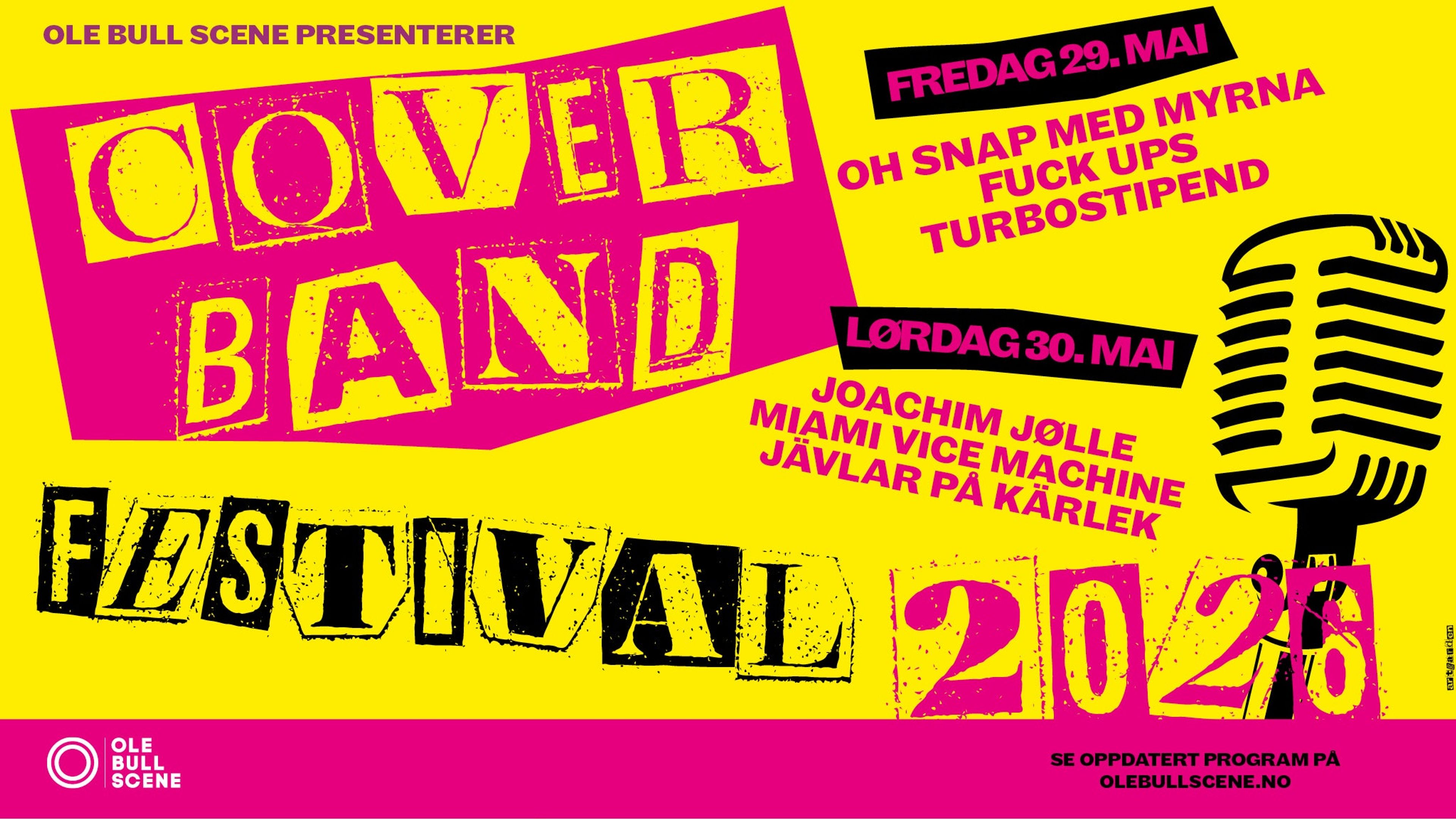 Promotional graphic for Coverband-festivalen