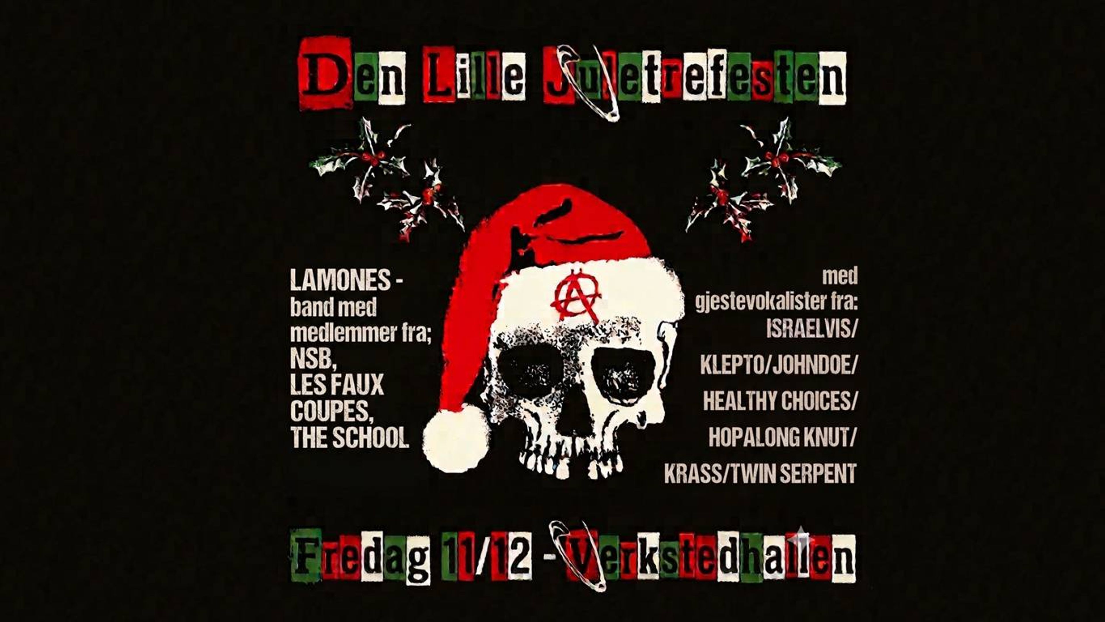 Promotiv grafikk for Den Lille Juletrefesten