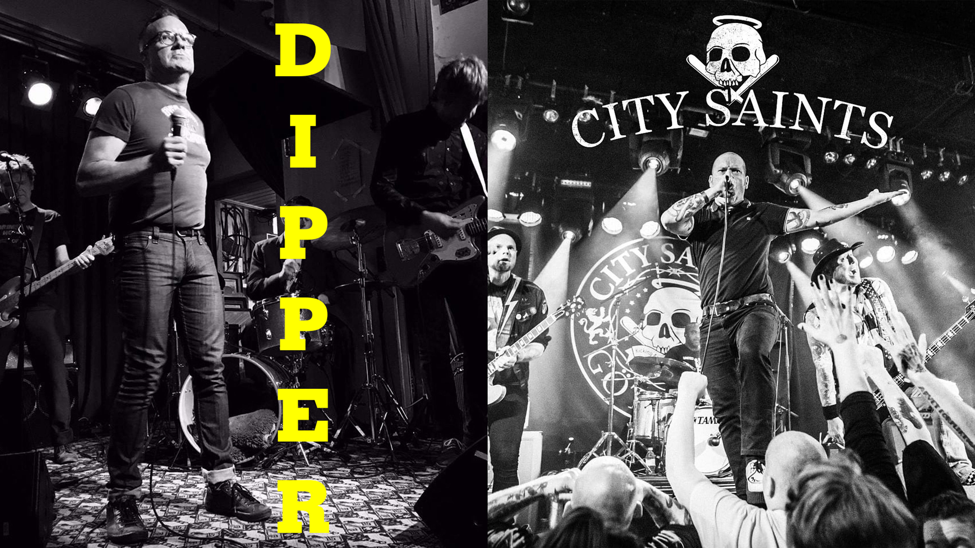 Promotional graphic for Dipper + City Saints