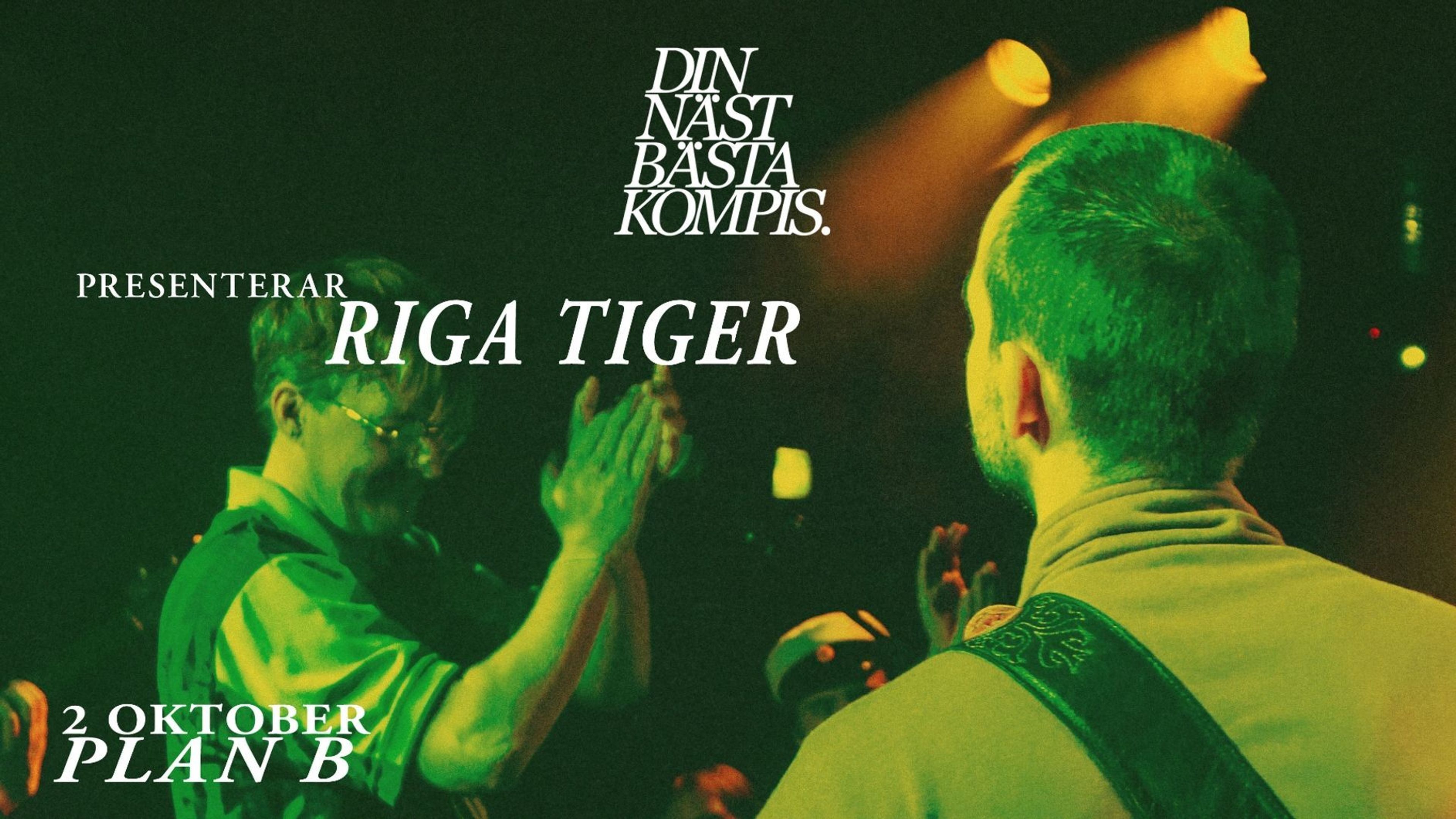 Promotional graphic for DNBK pres. Riga Tiger 