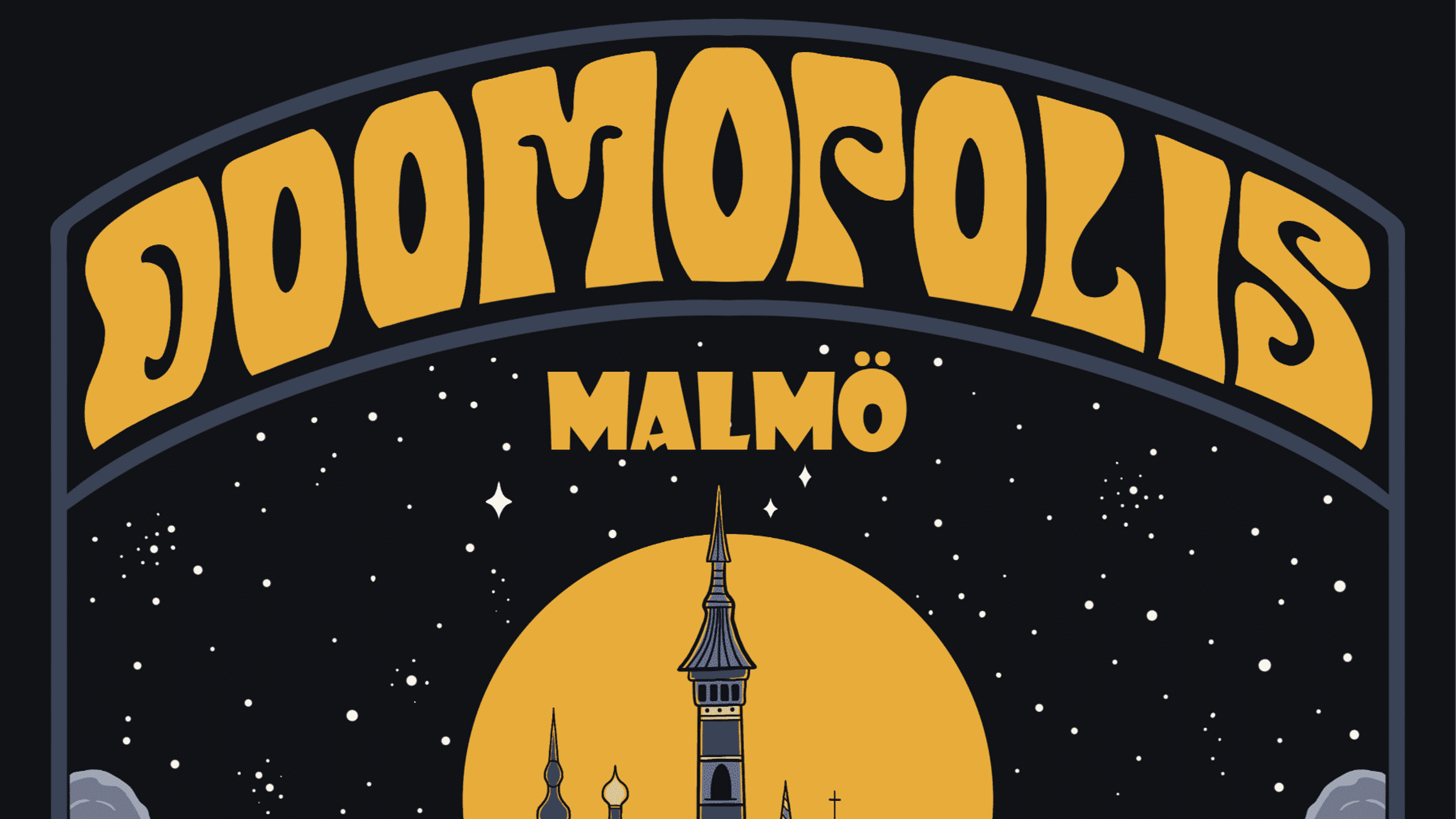 Promotional graphic for Doomopolis 