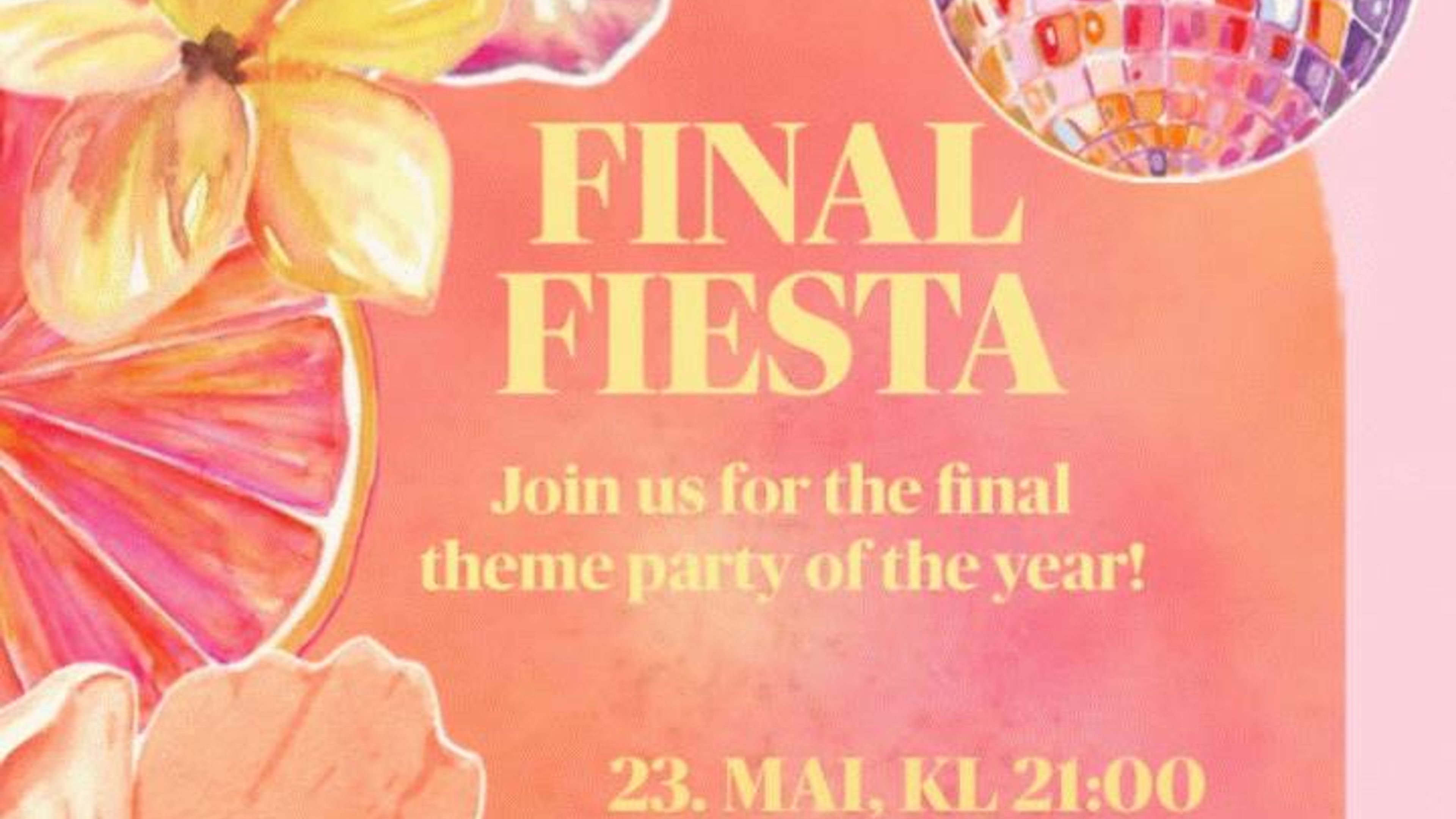 Promotional graphic for Final Fiesta Temafest